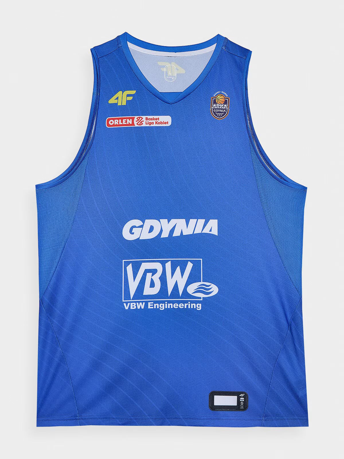 Tank top replika wyjazdowy z sezonu 2023/24 damski 4F x VBW Arka Gdynia