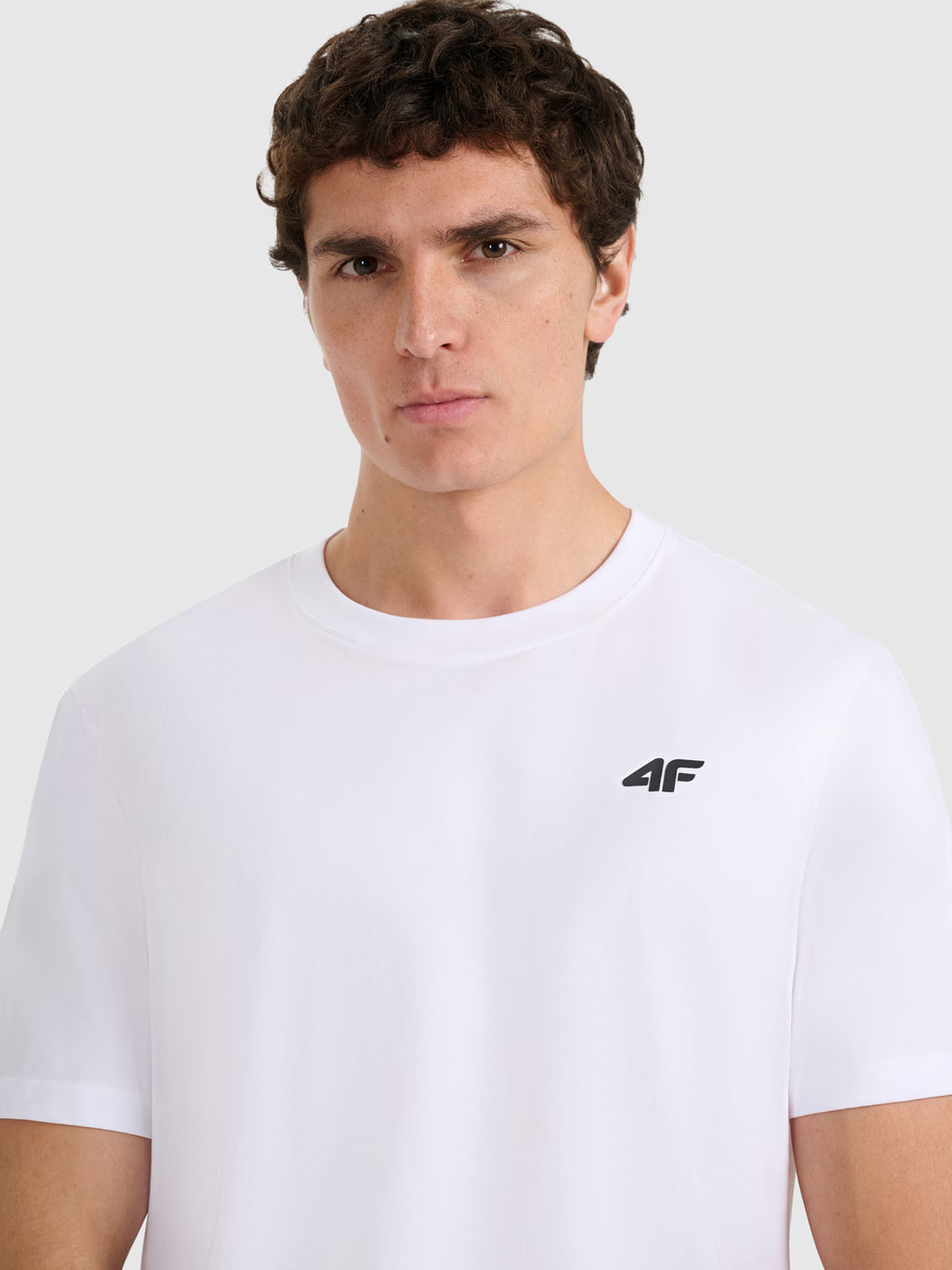 T-shirt regular gładki męski