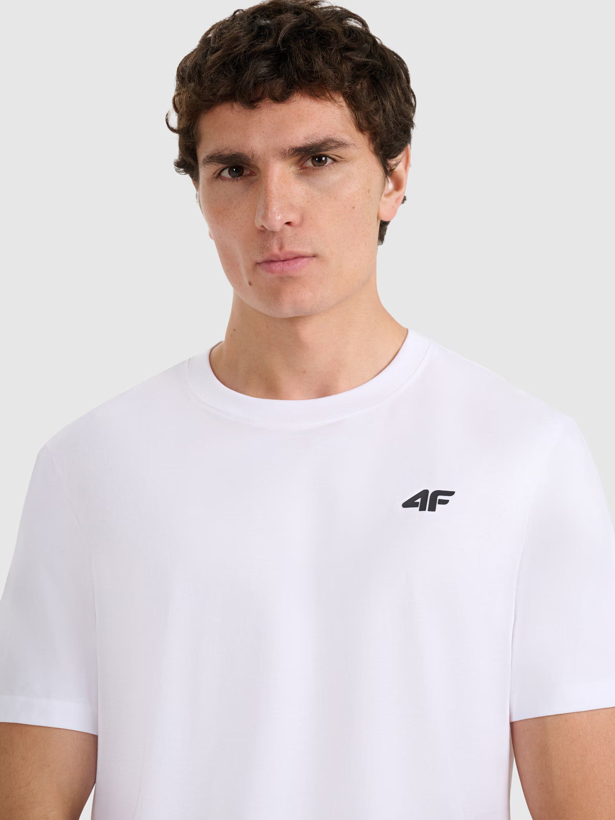 T-shirt regular gładki męski