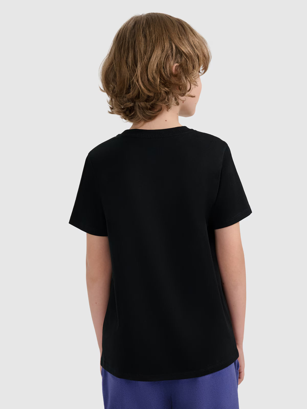 T-shirt regular gładki chłopięcy