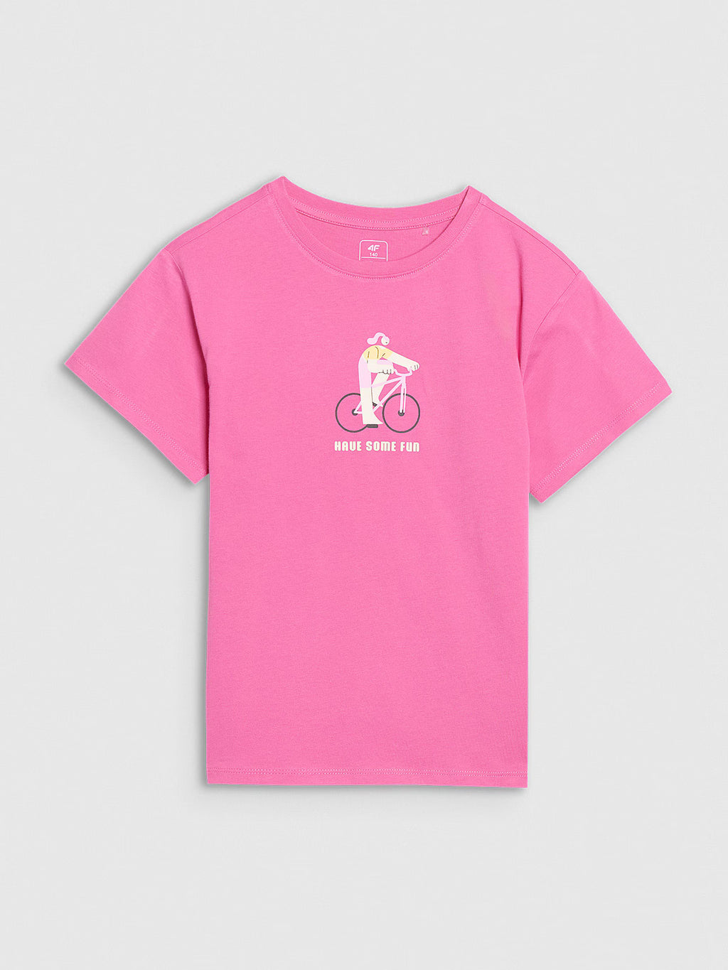 T-shirt regular z nadrukiem dziewczęcy