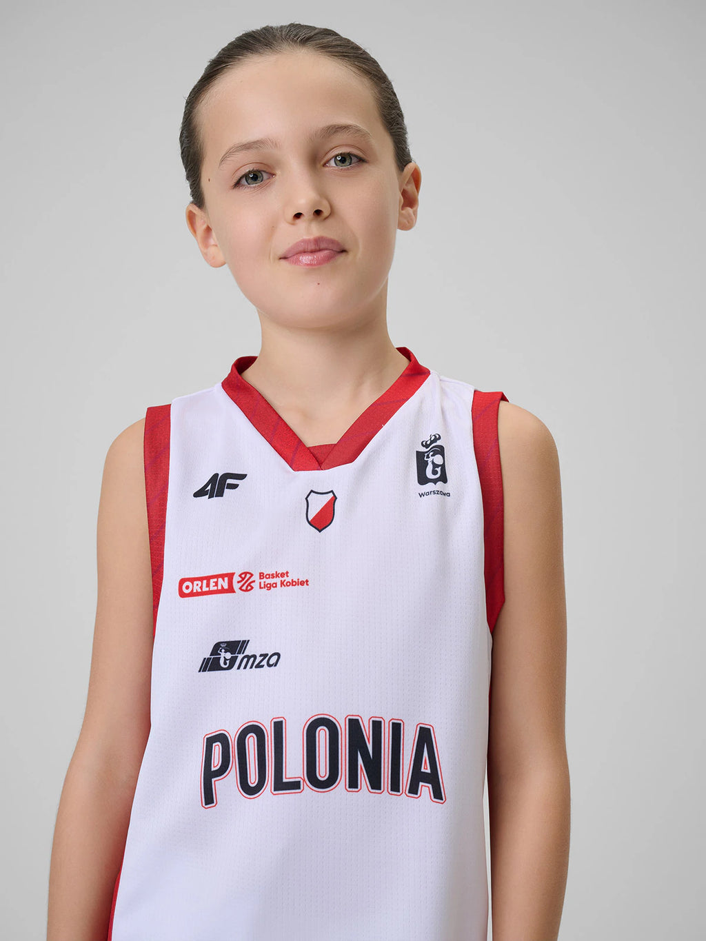 Koszulka meczowa replika domowa z sezonu 2025/26 dziecięca 4F x Polonia Warszawa