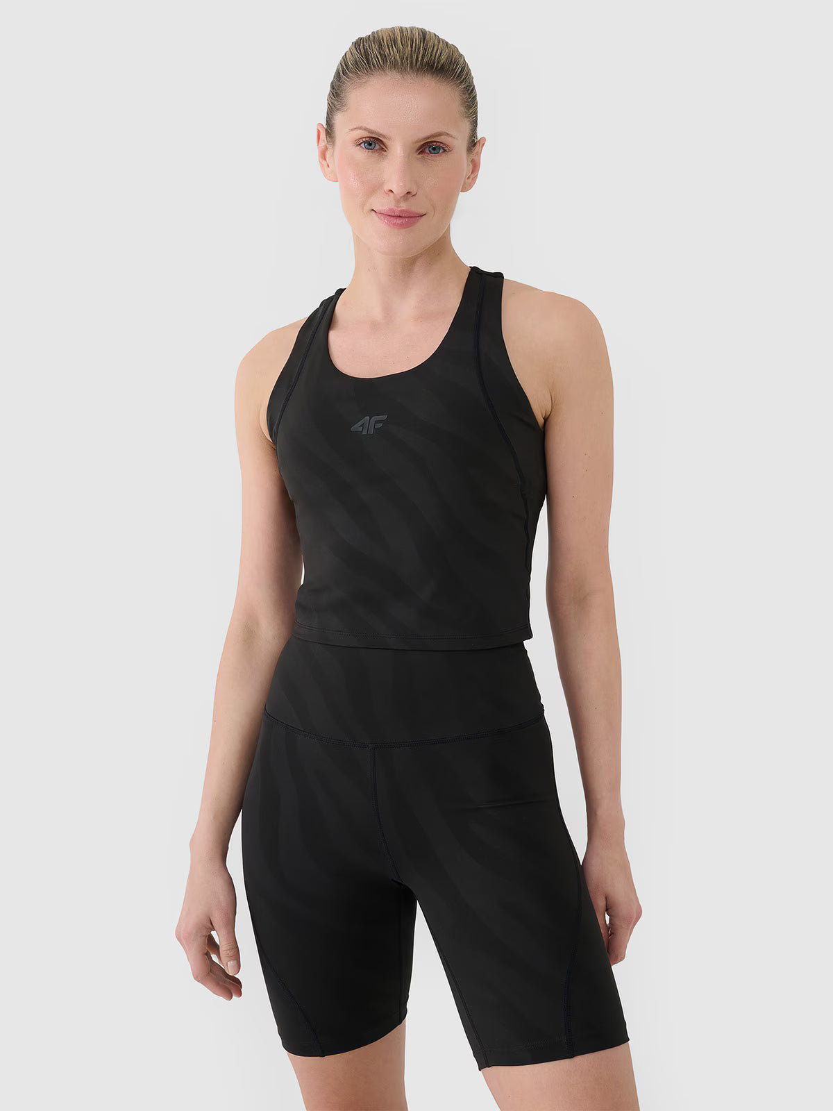 Crop top treningowy szybkoschnący damski