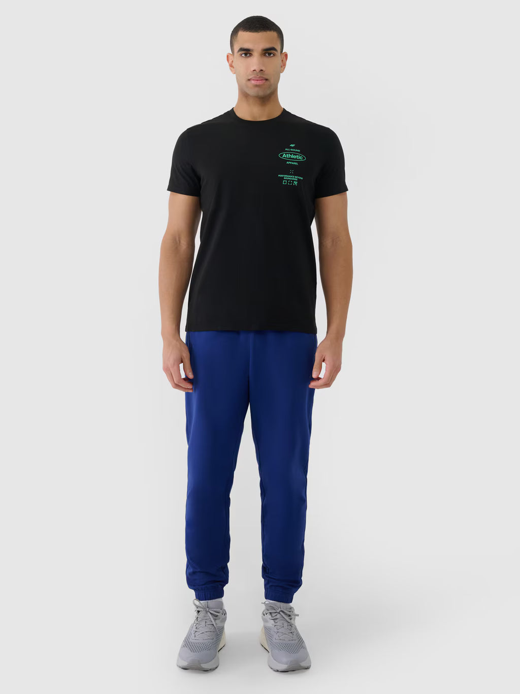 T-shirt regular z nadrukiem męski