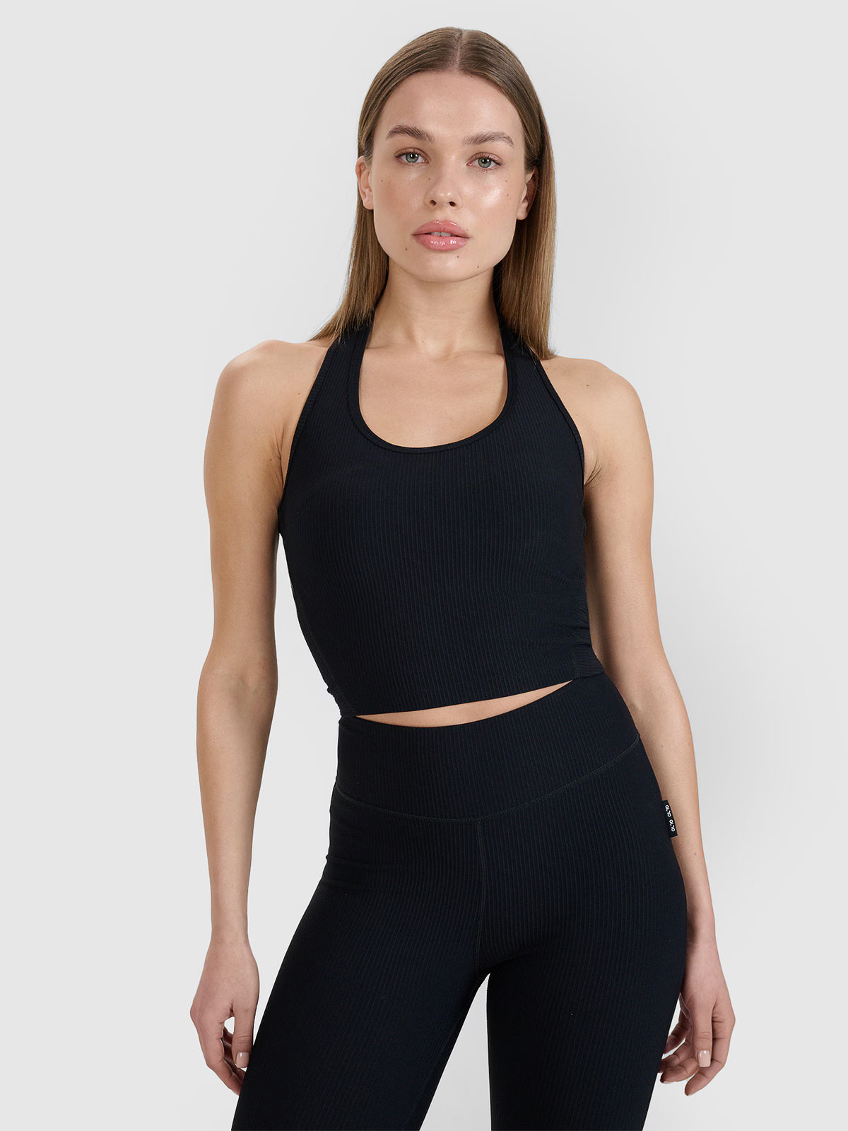Crop top slim gładki damski 4F x Anna Lewandowska