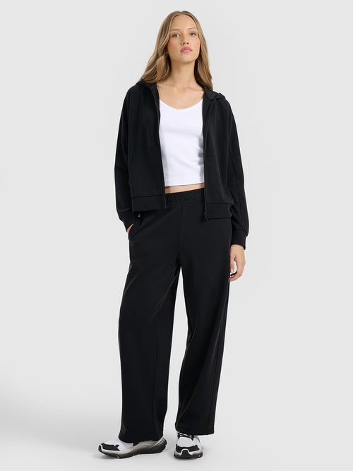 Bluza dresowa rozpinana z modalem damska