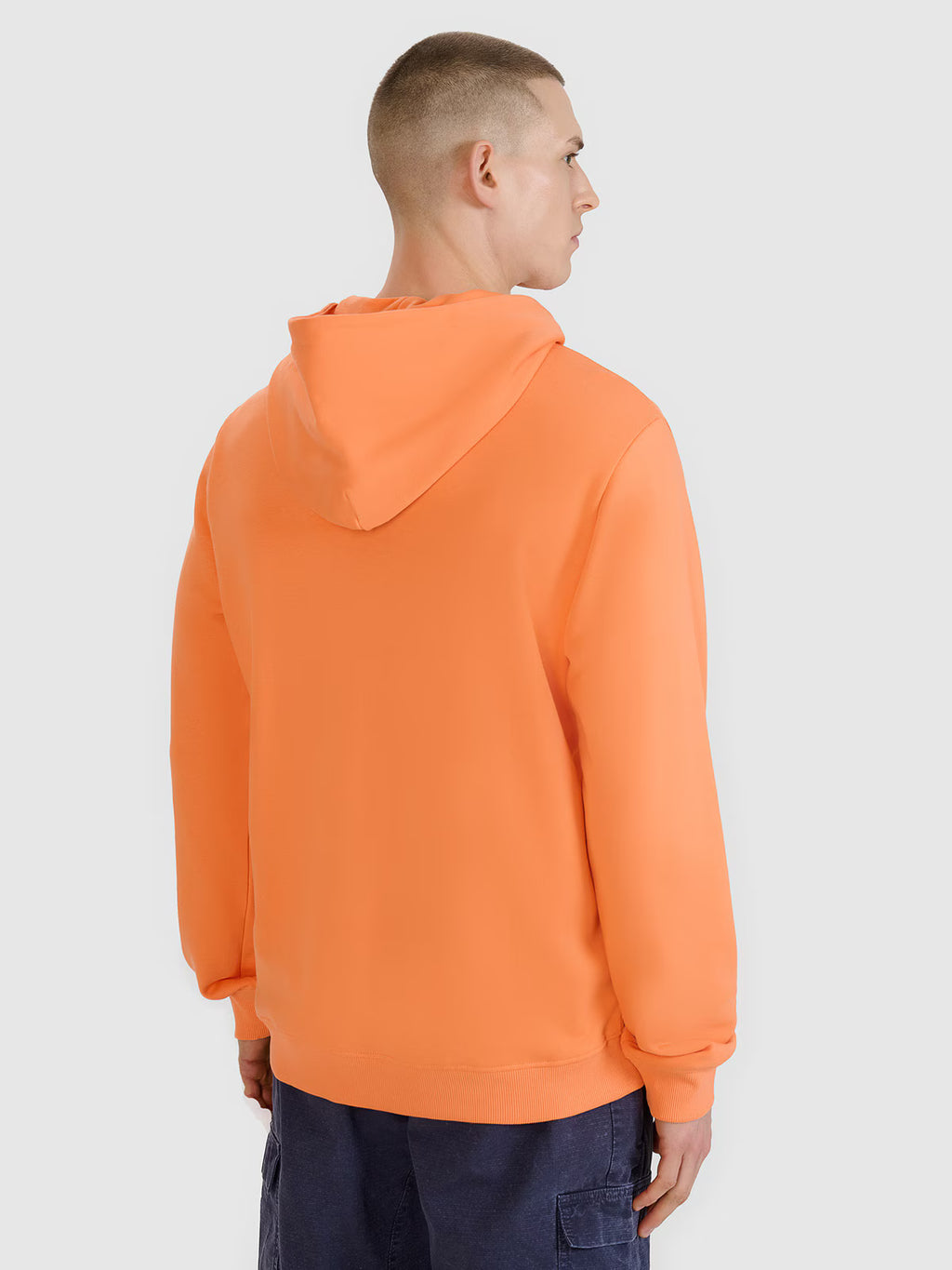Bluza dresowa nierozpinana z kapturem męska