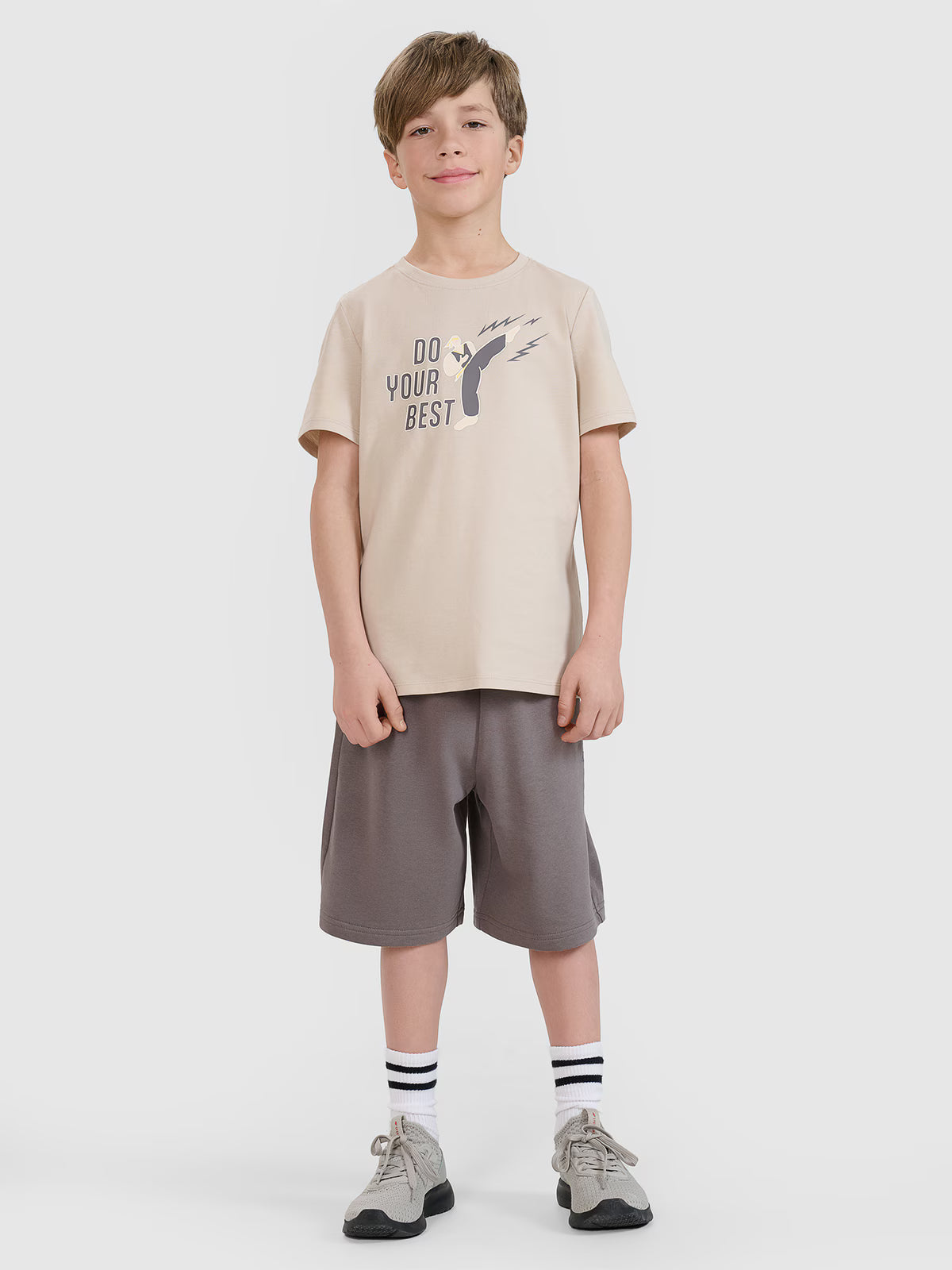 T-shirt regular z nadrukiem chłopięcy