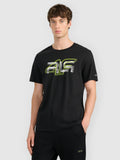 T-shirt regular z nadrukiem męski 4F x Robert Lewandowski