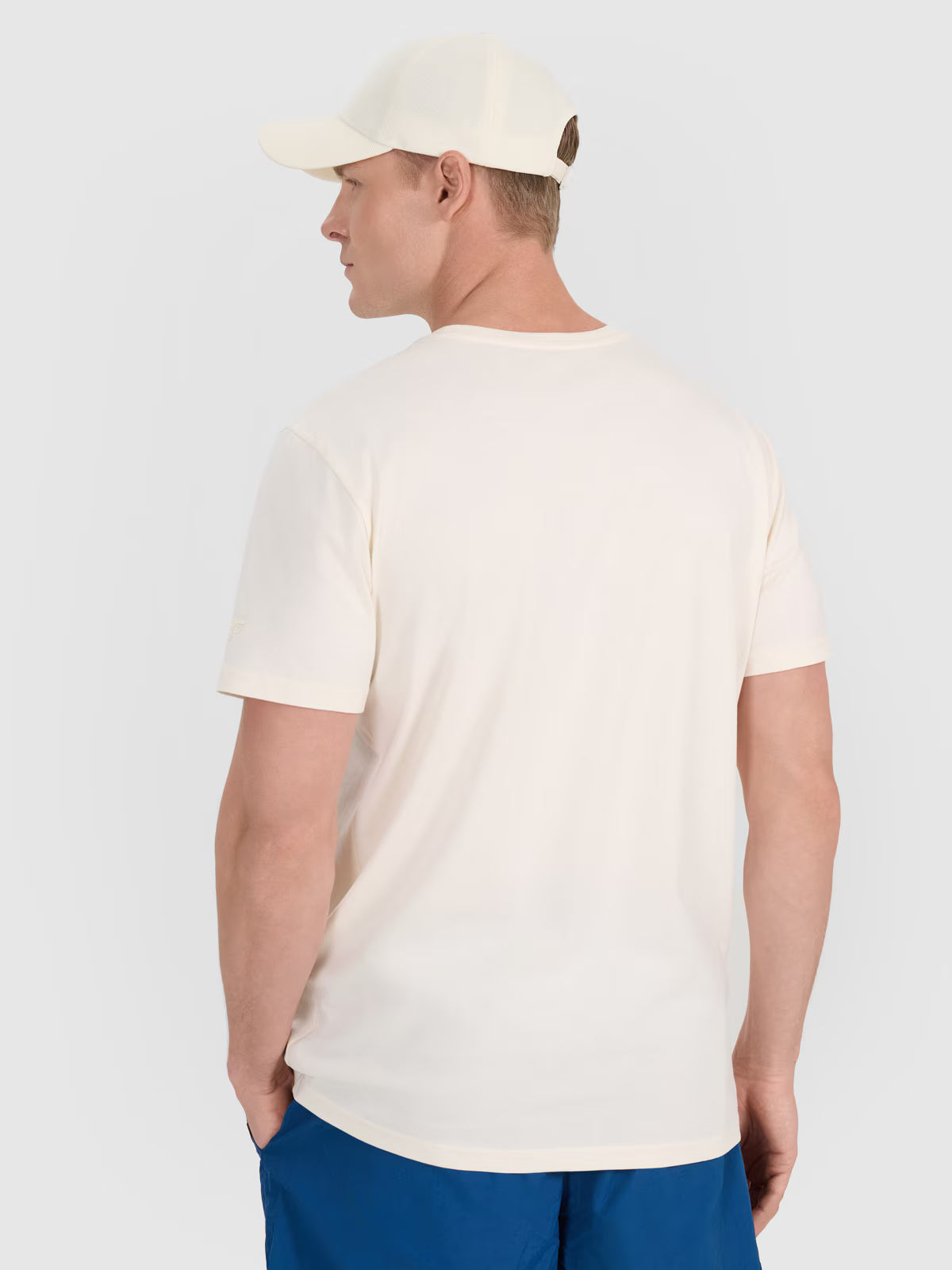 T-shirt regular z nadrukiem męski