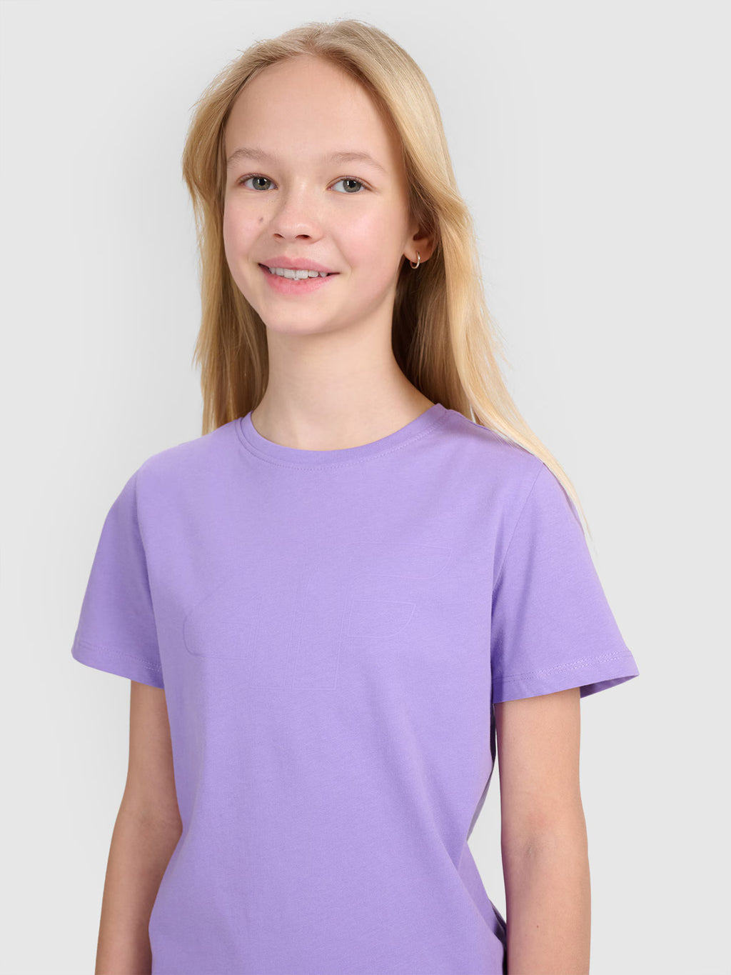 T-shirt regular z nadrukiem dziewczęcy