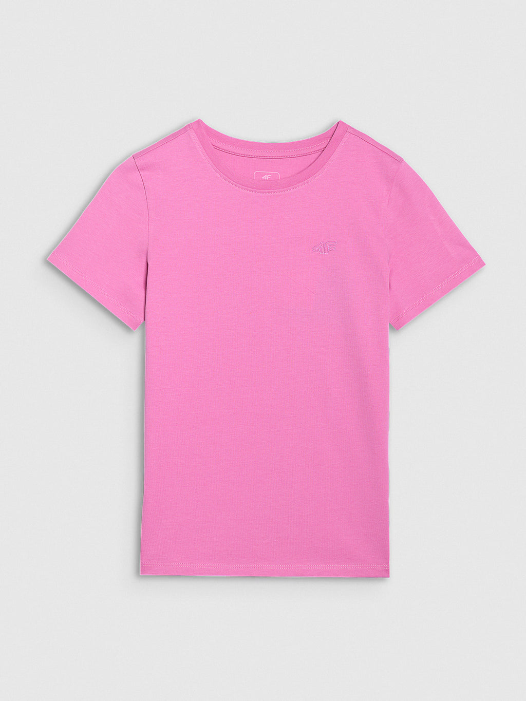 T-shirt regular gładki dziewczęcy