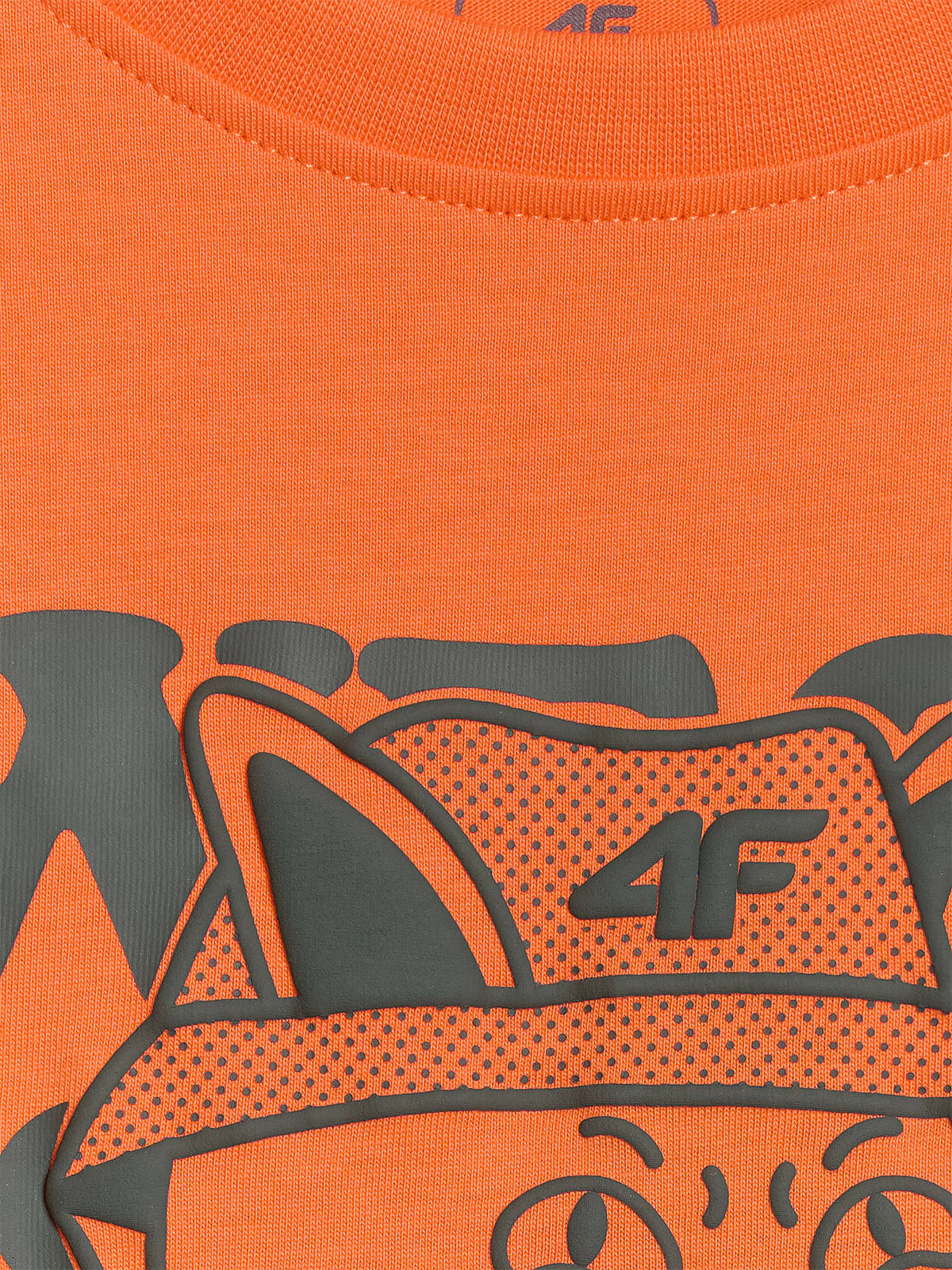 T-shirt loose z nadrukiem chłopięcy