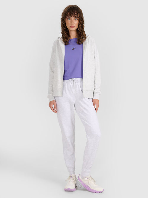 Bluza dresowa rozpinana z kapturem damska