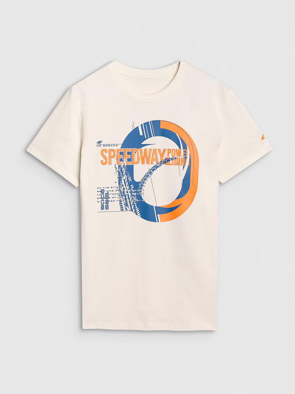 T-shirt regular z nadrukiem męski