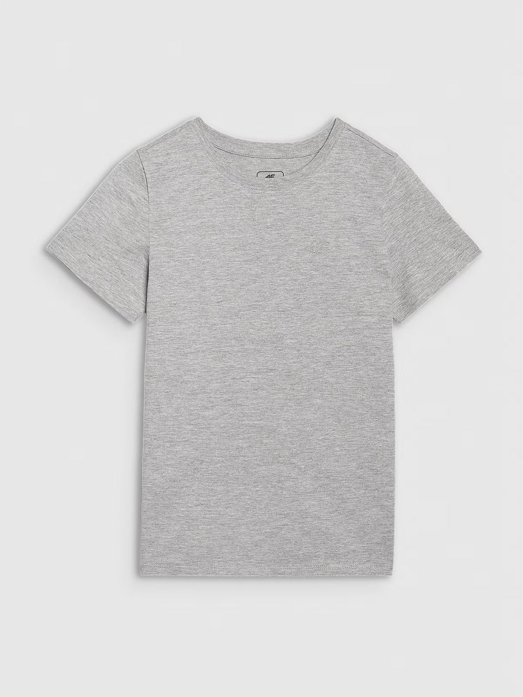 T-shirt regular gładki dziewczęcy