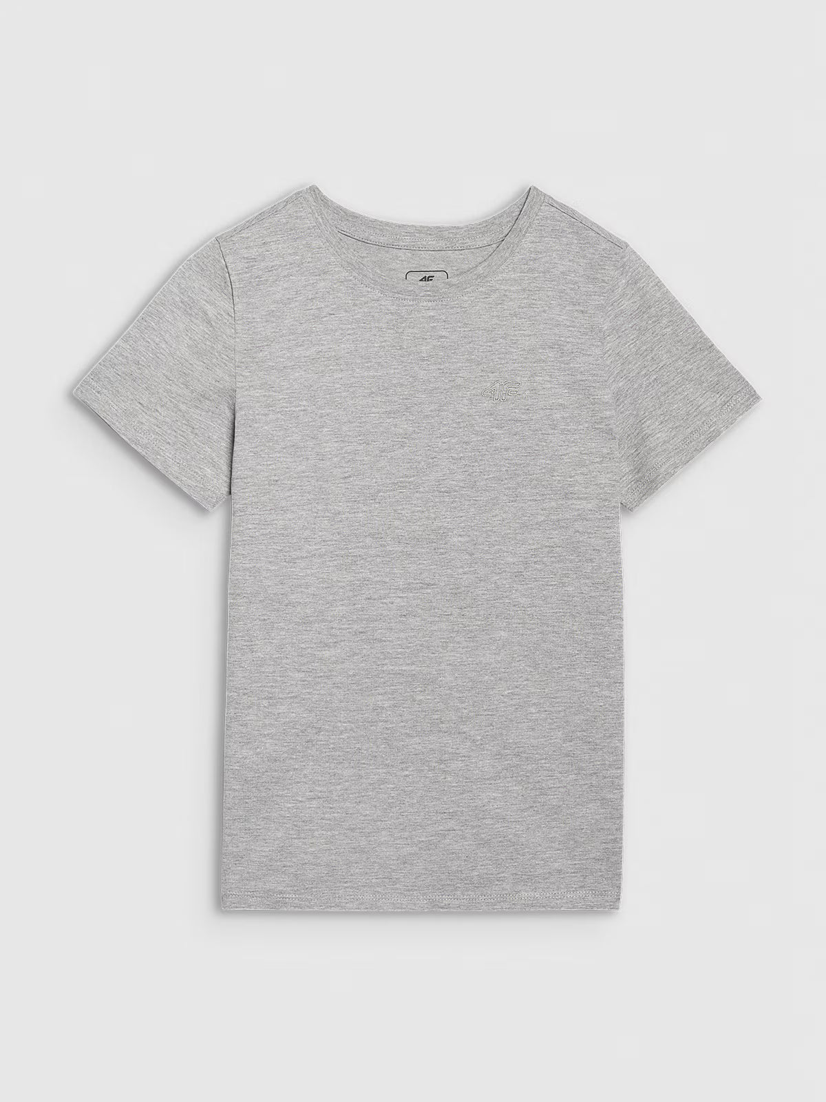 T-shirt regular gładki dziewczęcy
