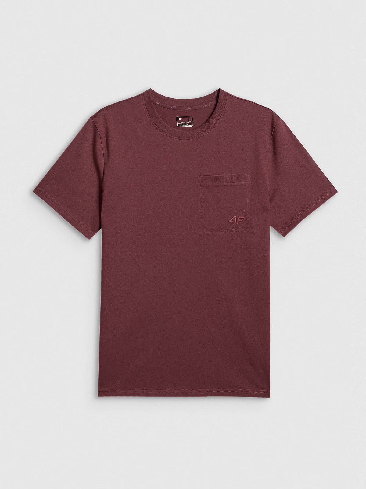 T-shirt regular gładki męski