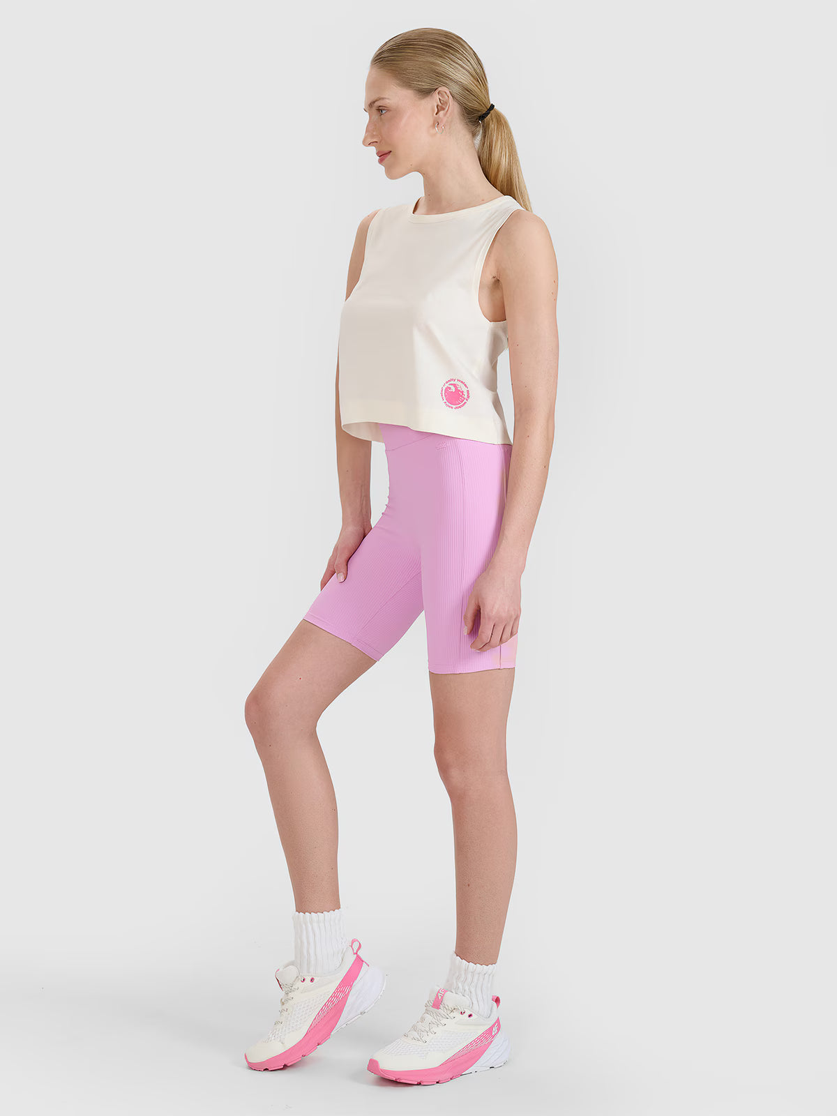 Legginsy krótkie dzianinowe damskie