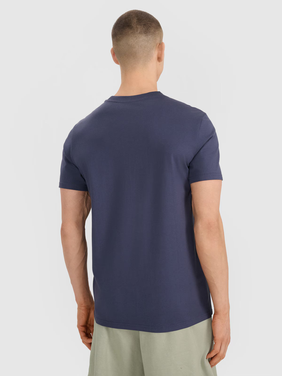 T-shirt regular z nadrukiem męski