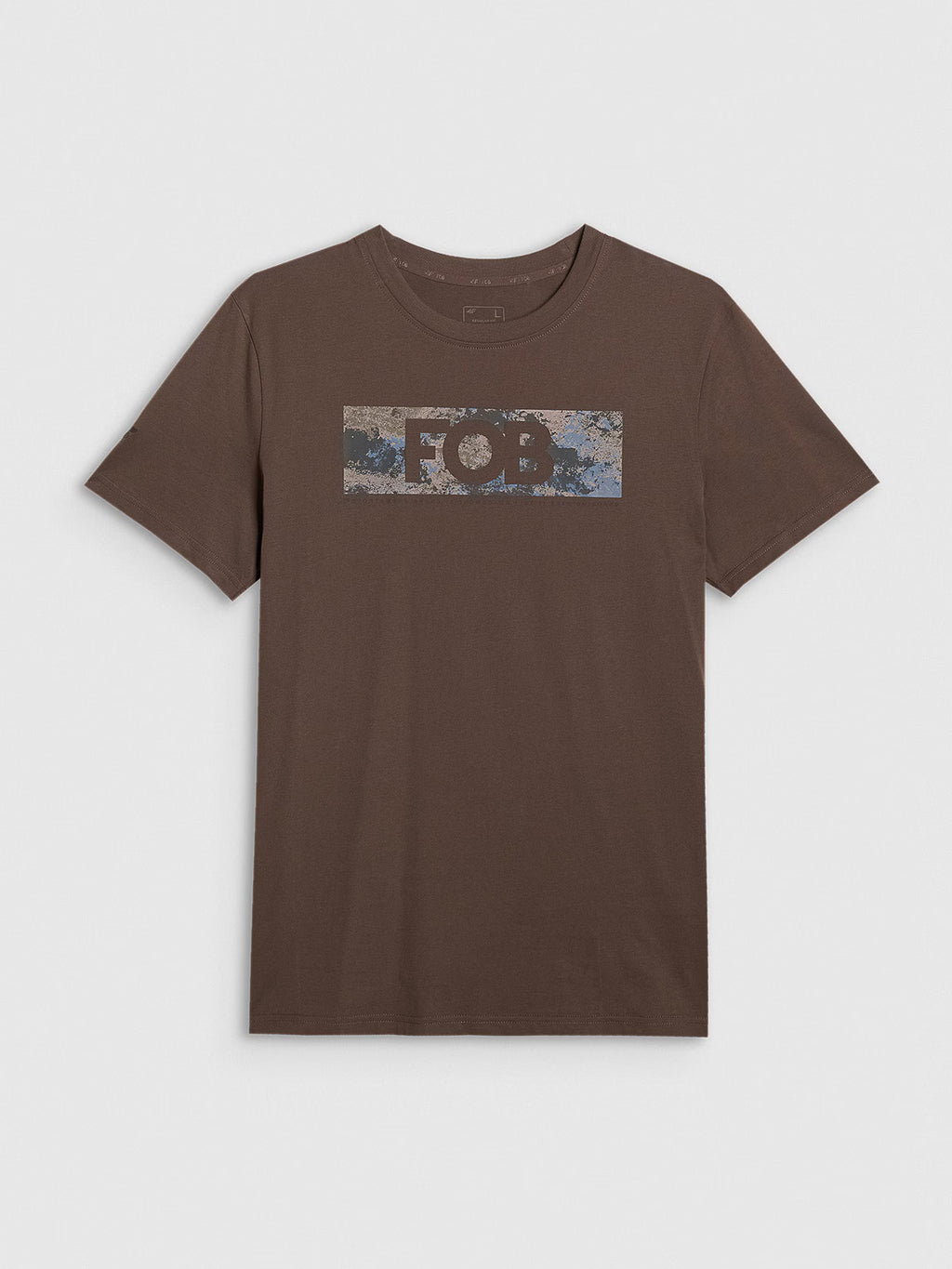 T-shirt regular z nadrukiem męski