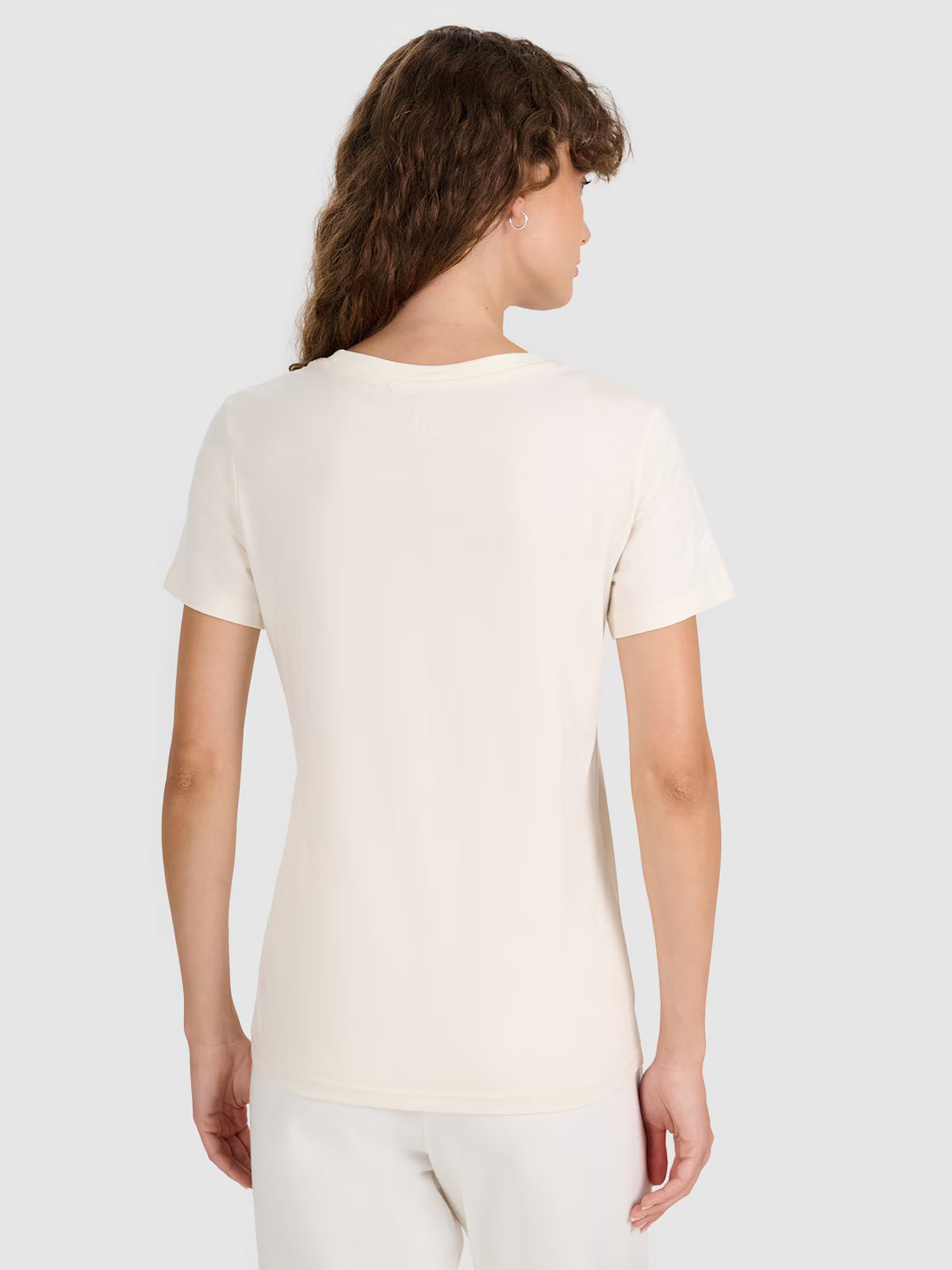 T-shirt regular z nadrukiem damski
