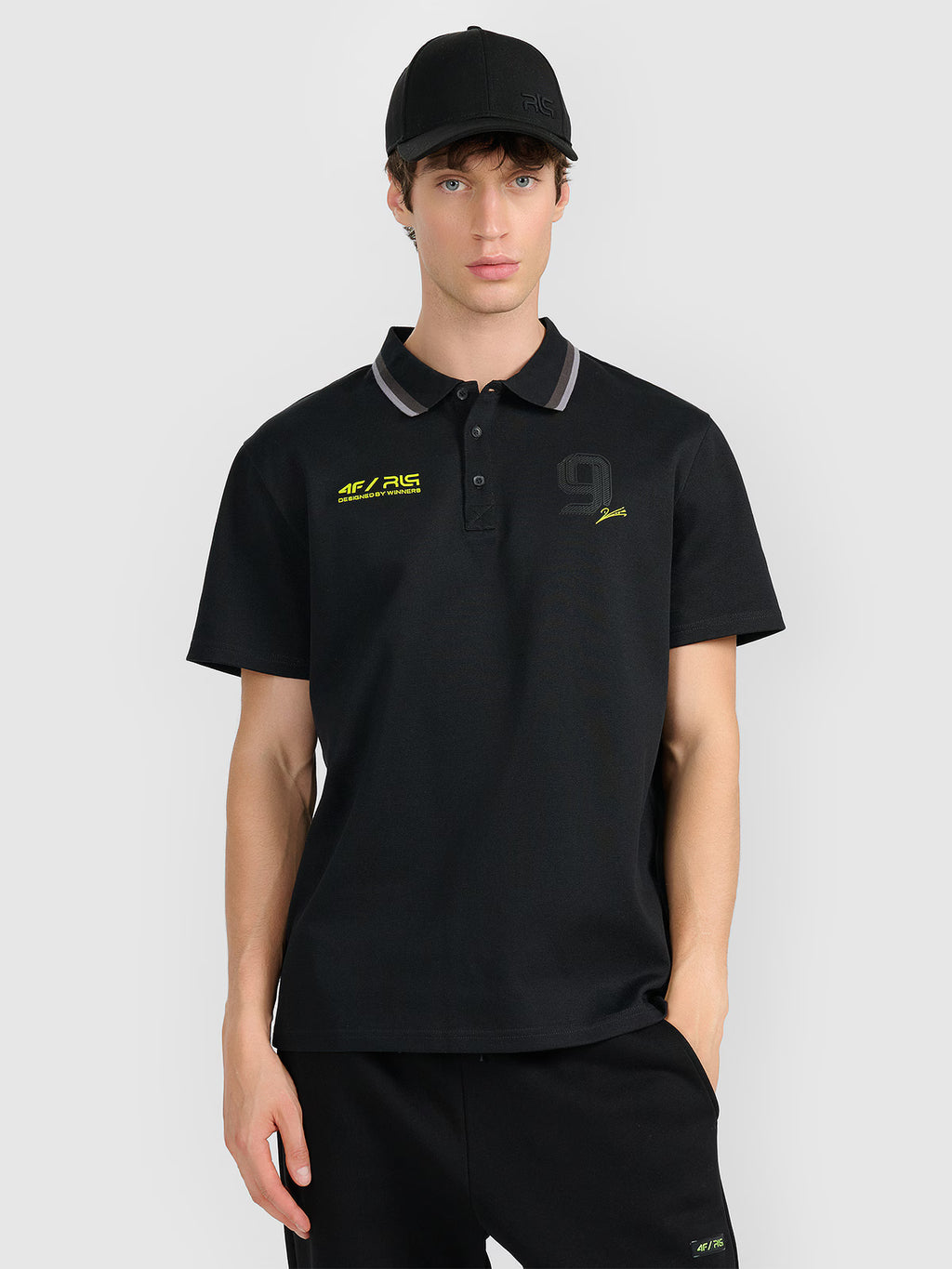 Koszulka polo regular męska 4F x Robert Lewandowski