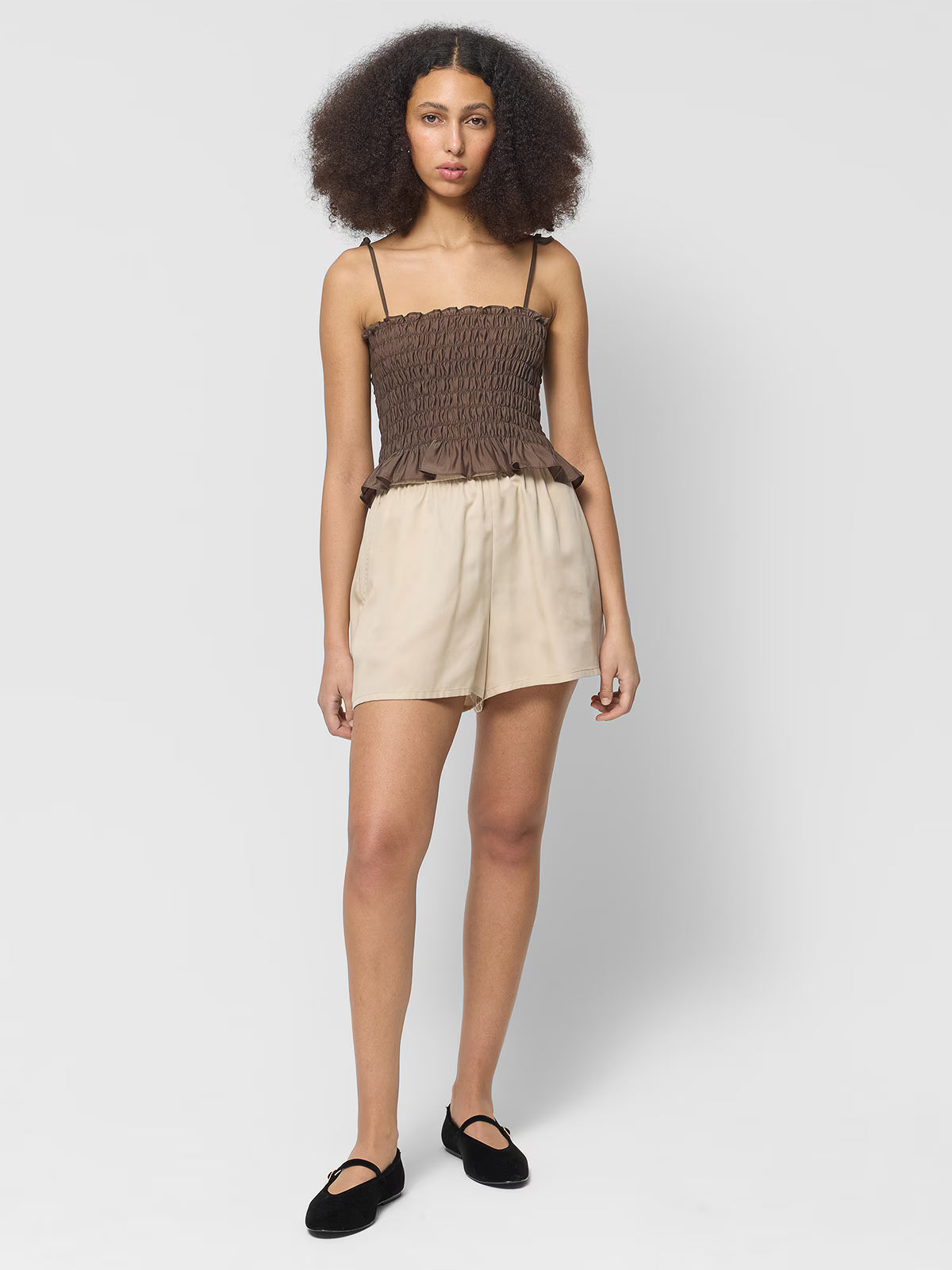 Crop top z lyocellem damski Outhorn