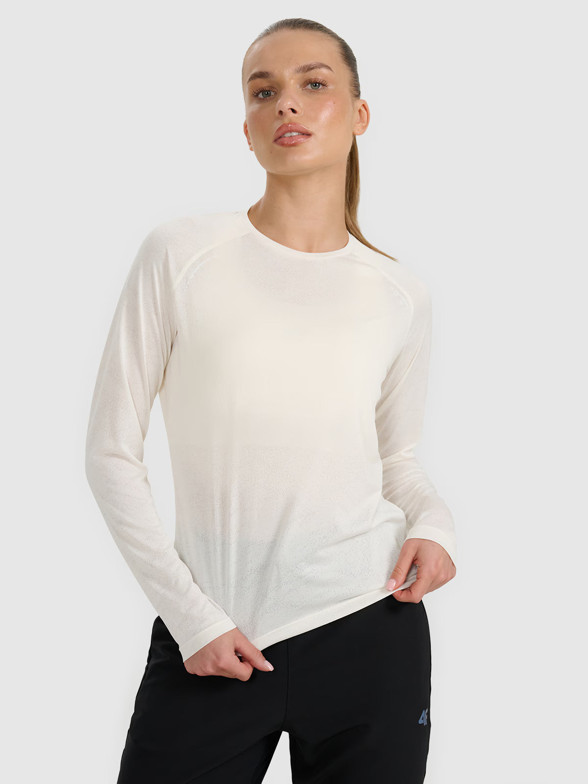 Longsleeve do biegania w terenie szybkoschnący damski