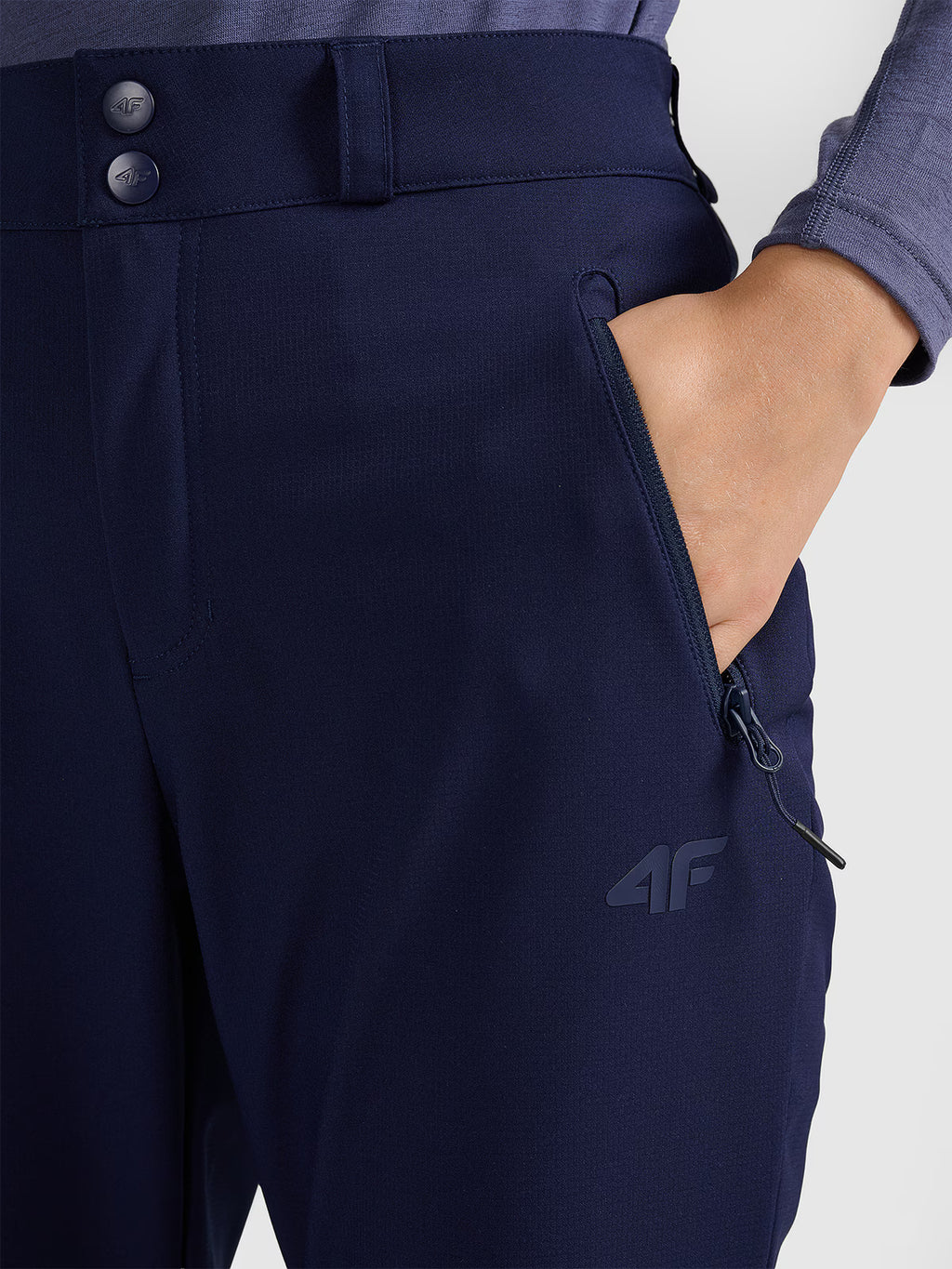 Spodnie trekkingowe softshell membrana 10000 damskie