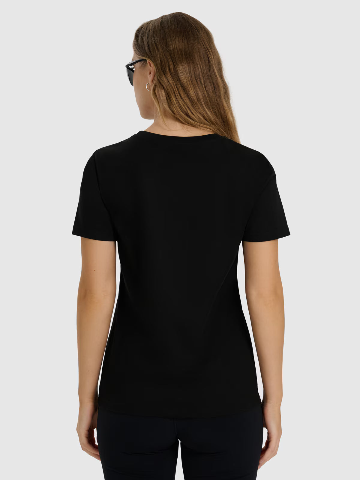 T-shirt regular gładki damski