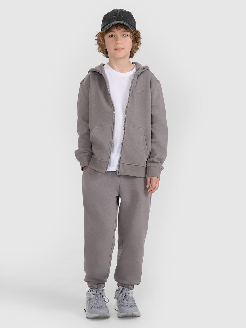 Bluza dresowa rozpinana z kapturem chłopięca