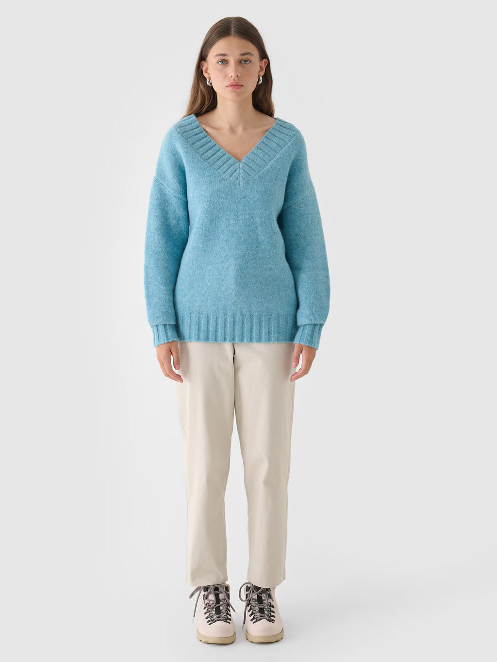 Sweter z wełną i alpaką damski Outhorn