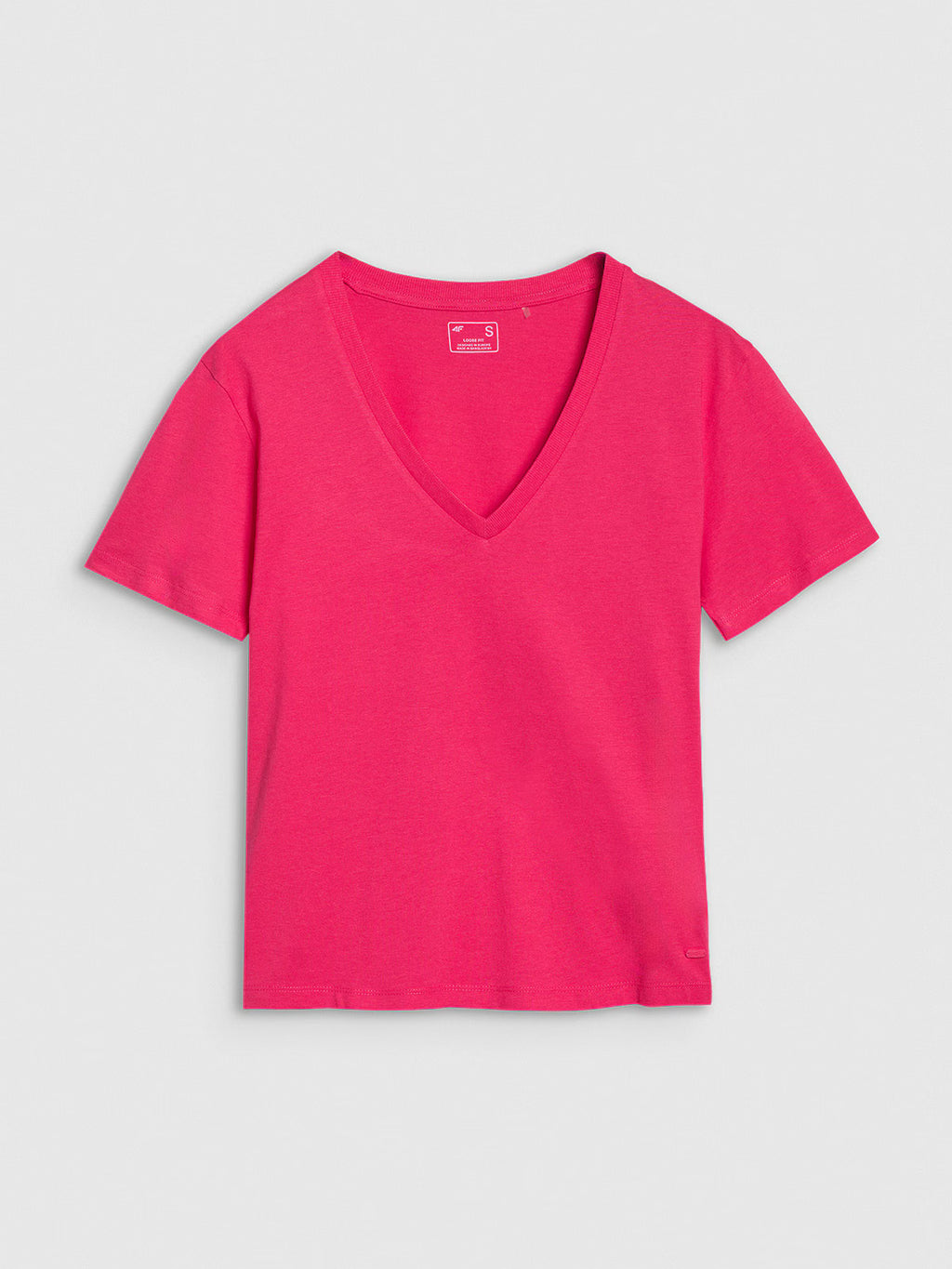 T-shirt oversize z modalem damski