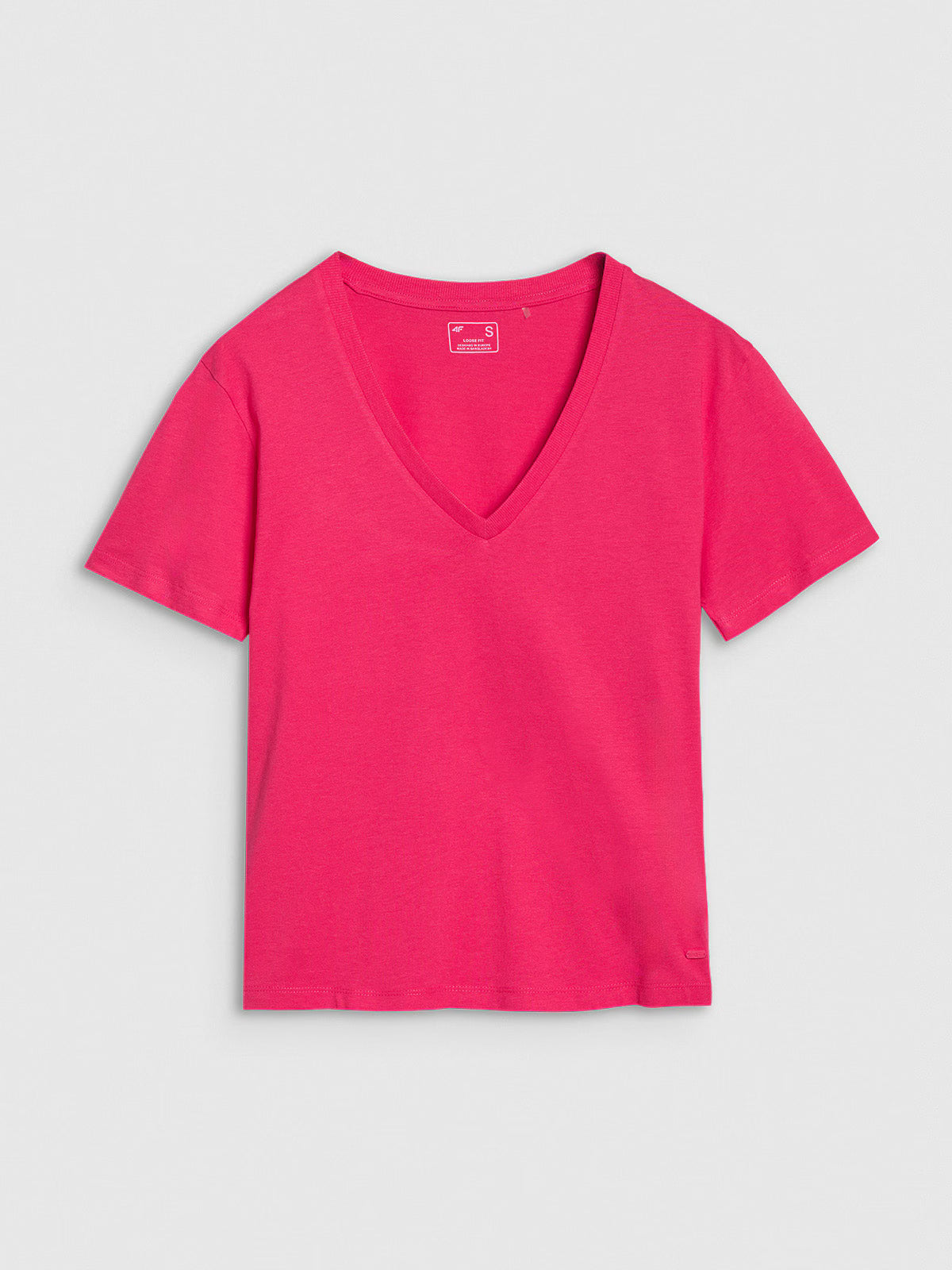 T-shirt oversize z modalem damski