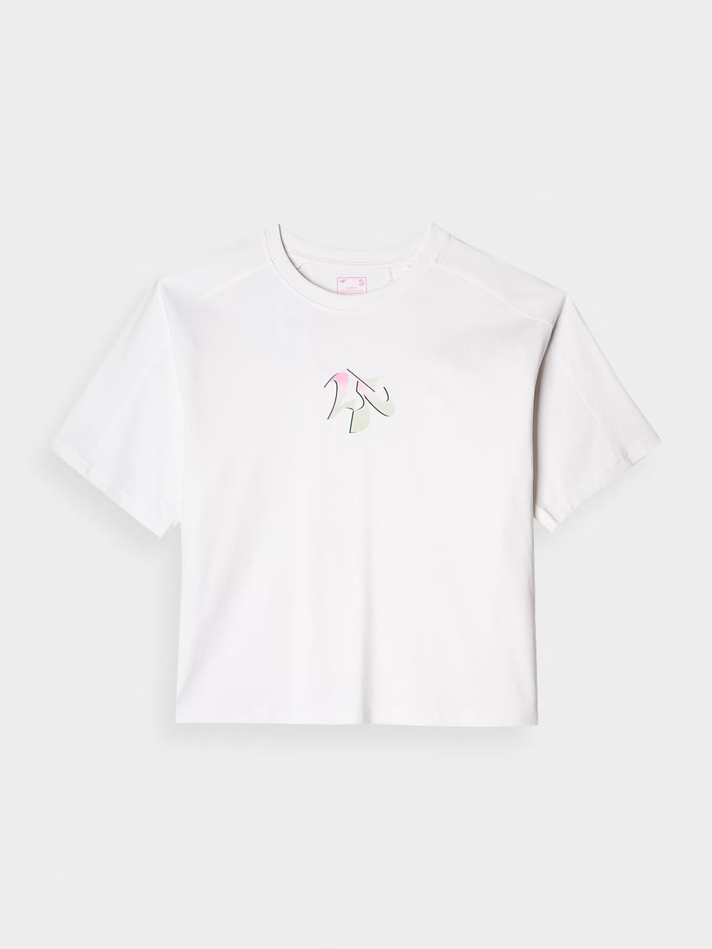 T-shirt oversize z nadrukiem damski