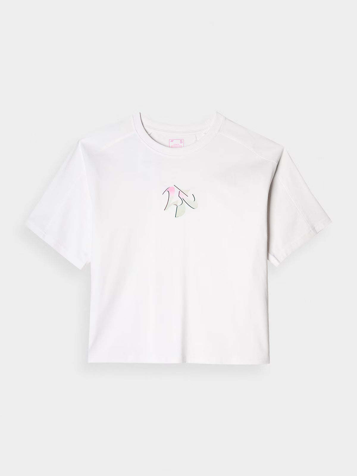 T-shirt oversize z nadrukiem damski