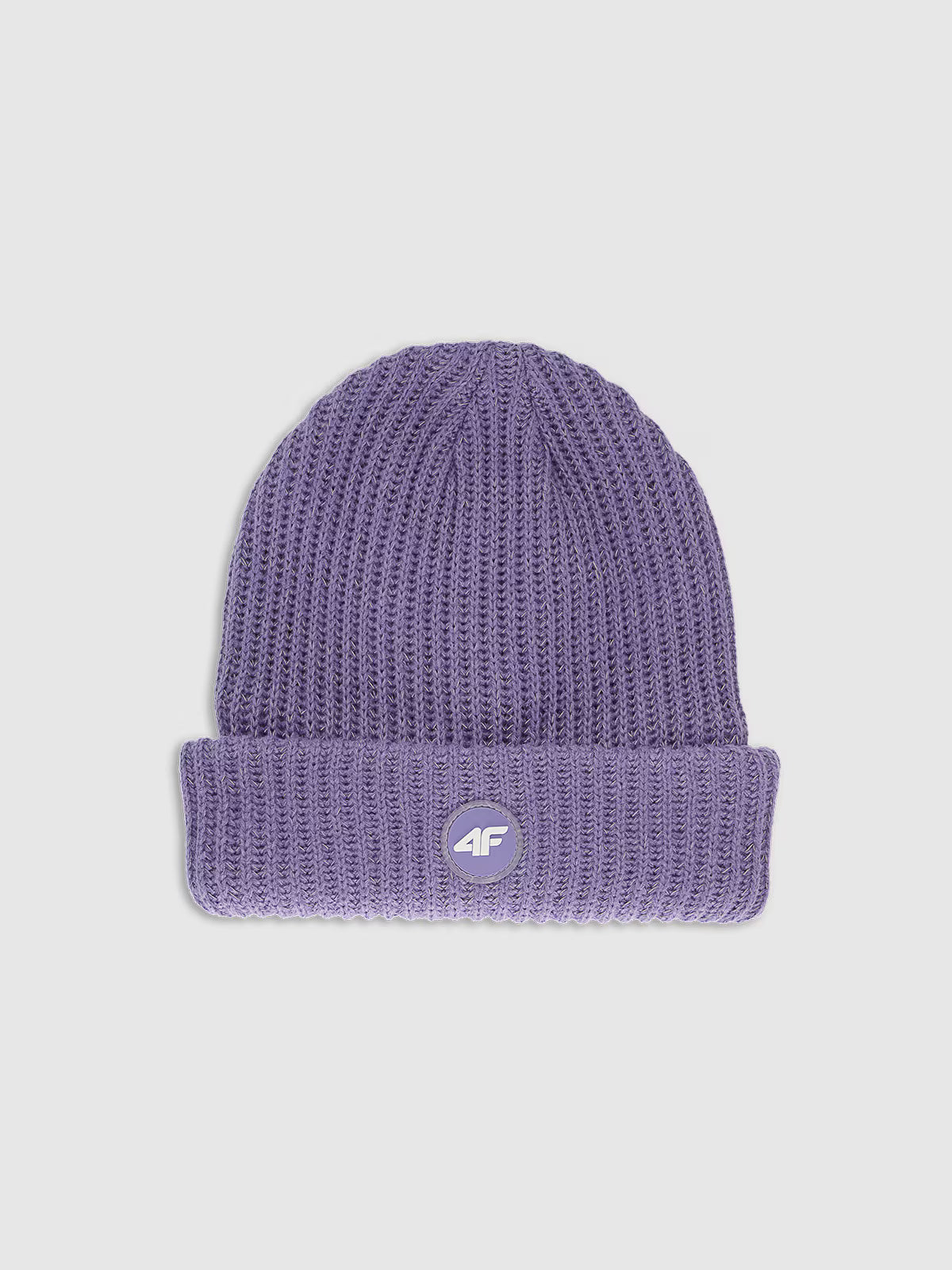 Czapka beanie odblaskowa dziewczęca