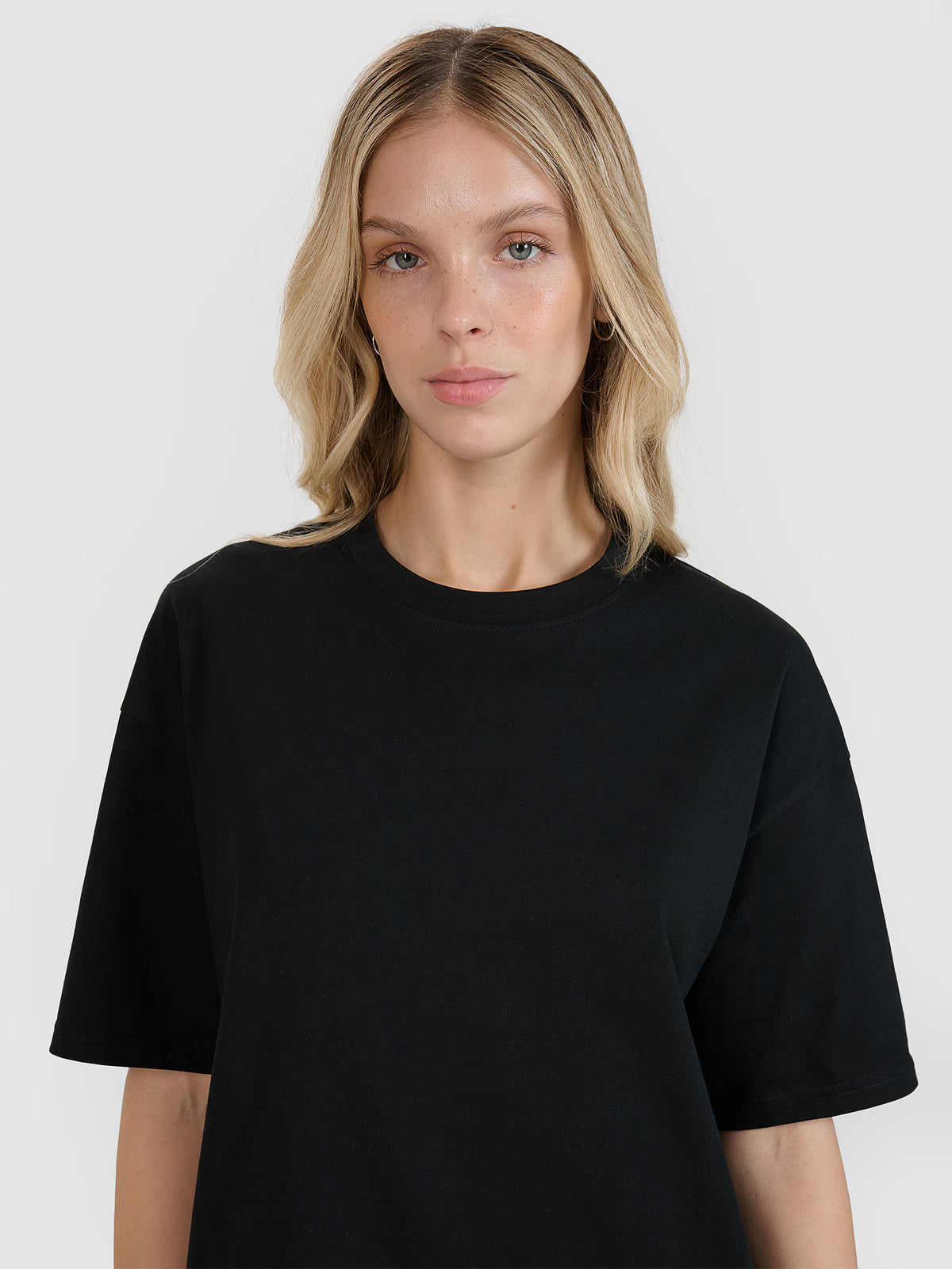 T-shirt oversize z nadrukiem damski