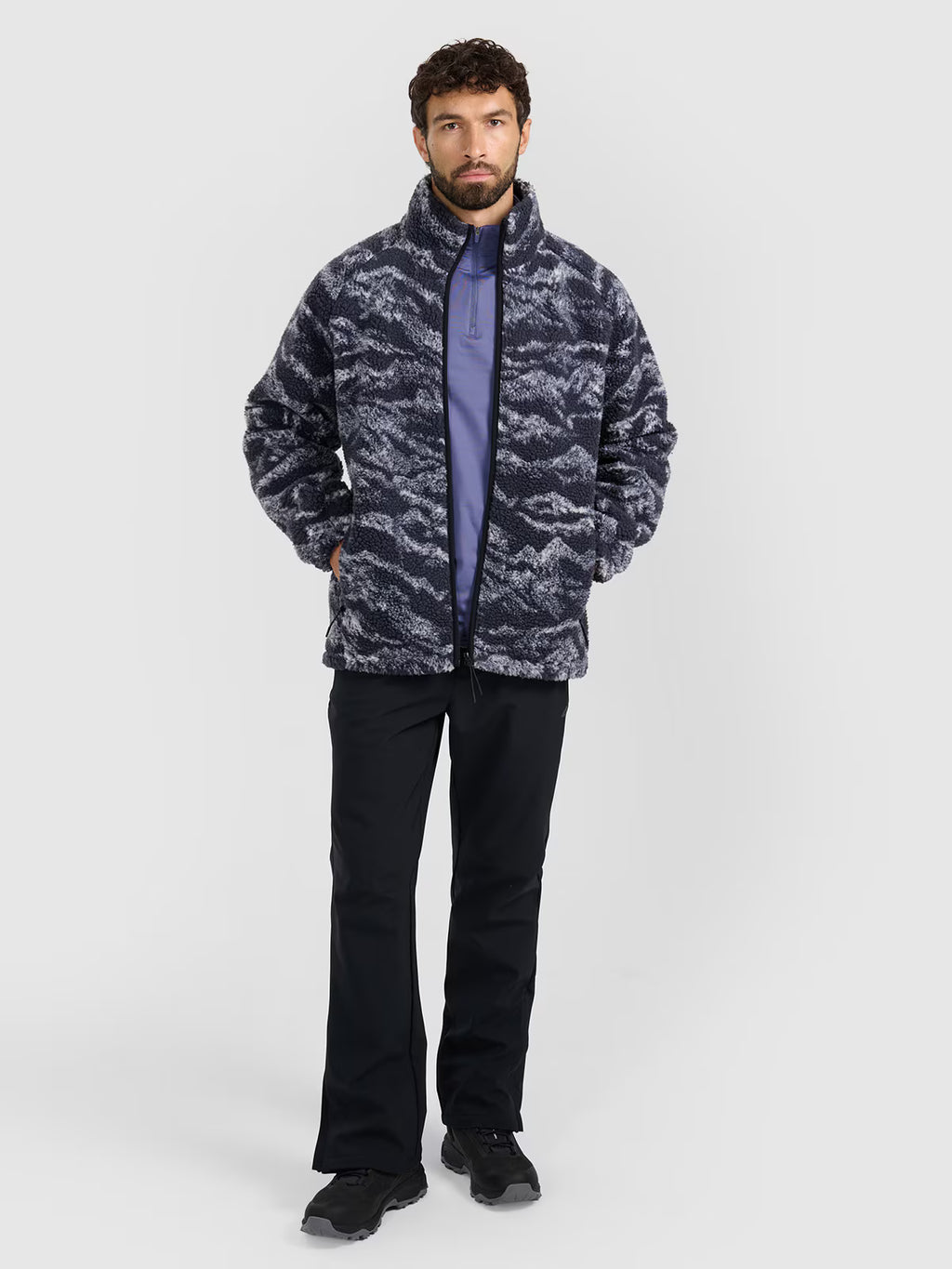 Polar sherpa oversize ze stójką uniseks