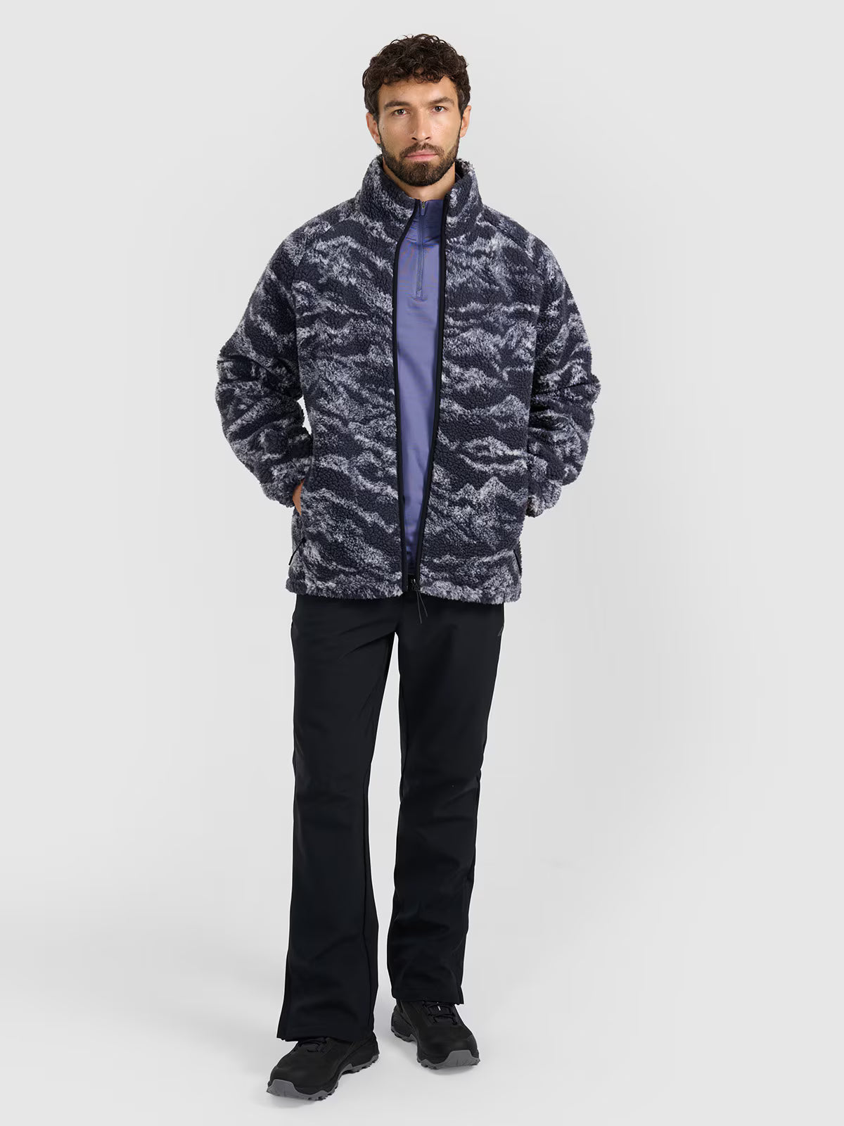 Polar sherpa oversize ze stójką uniseks