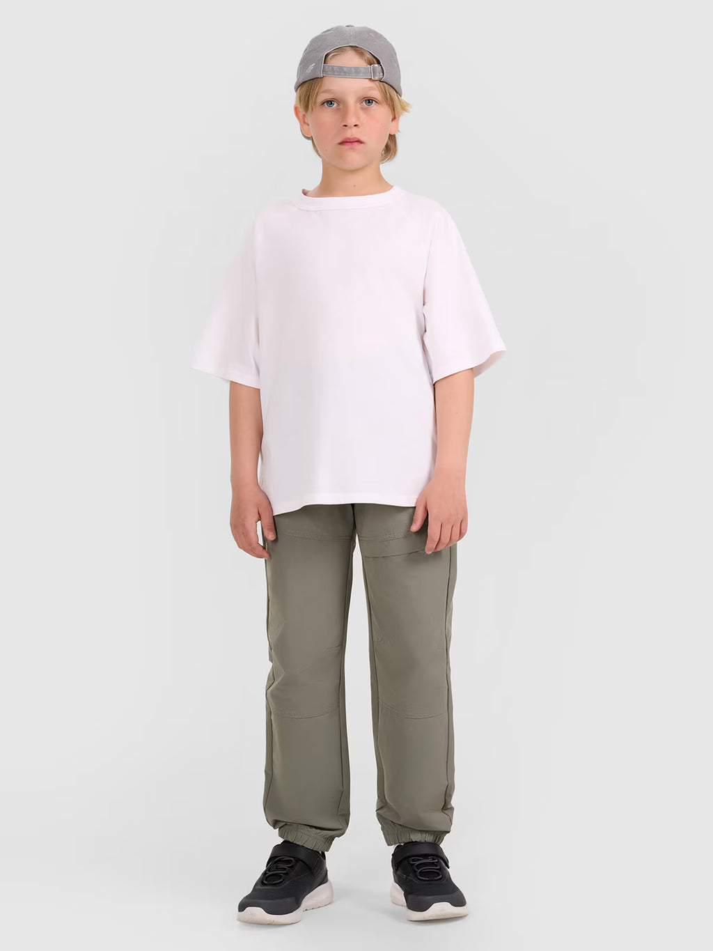 T-shirt oversize gładki chłopięcy