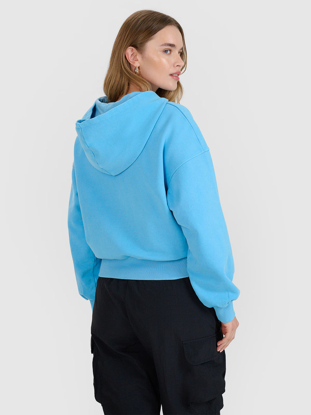 Bluza dresowa rozpinana z kapturem damska