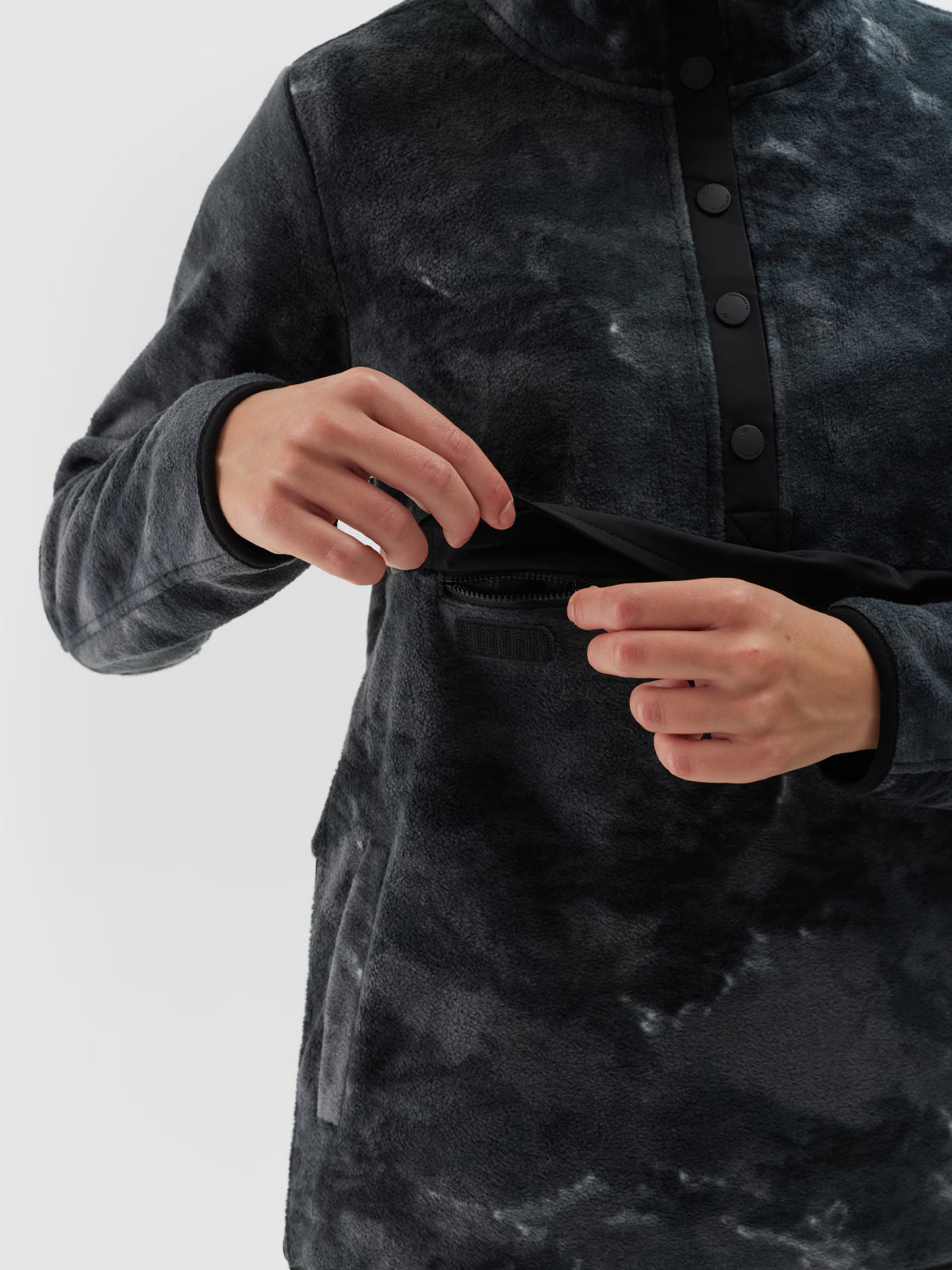 Polar ze stójką oversize damski