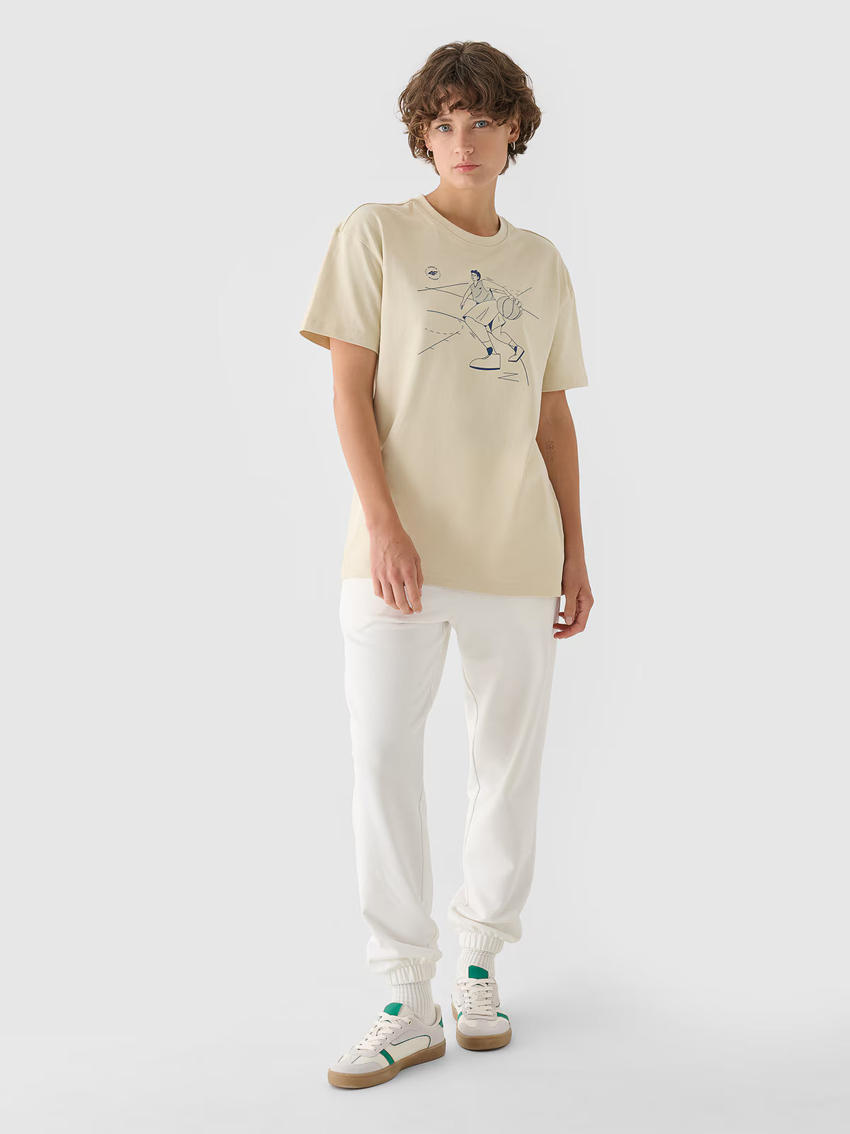 Koszulka oversize uniseks 4F Pomaga