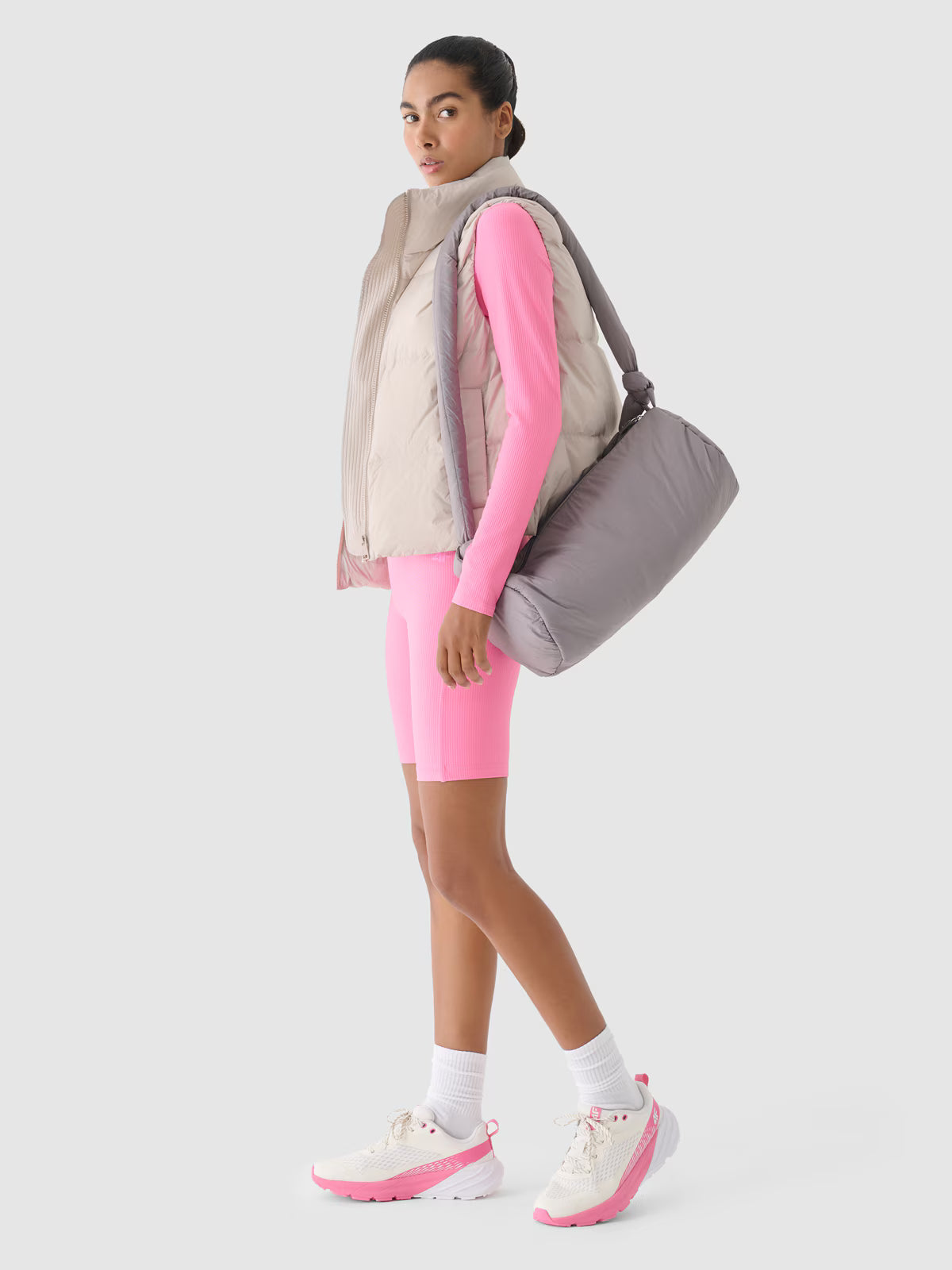 Legginsy krótkie treningowe damskie