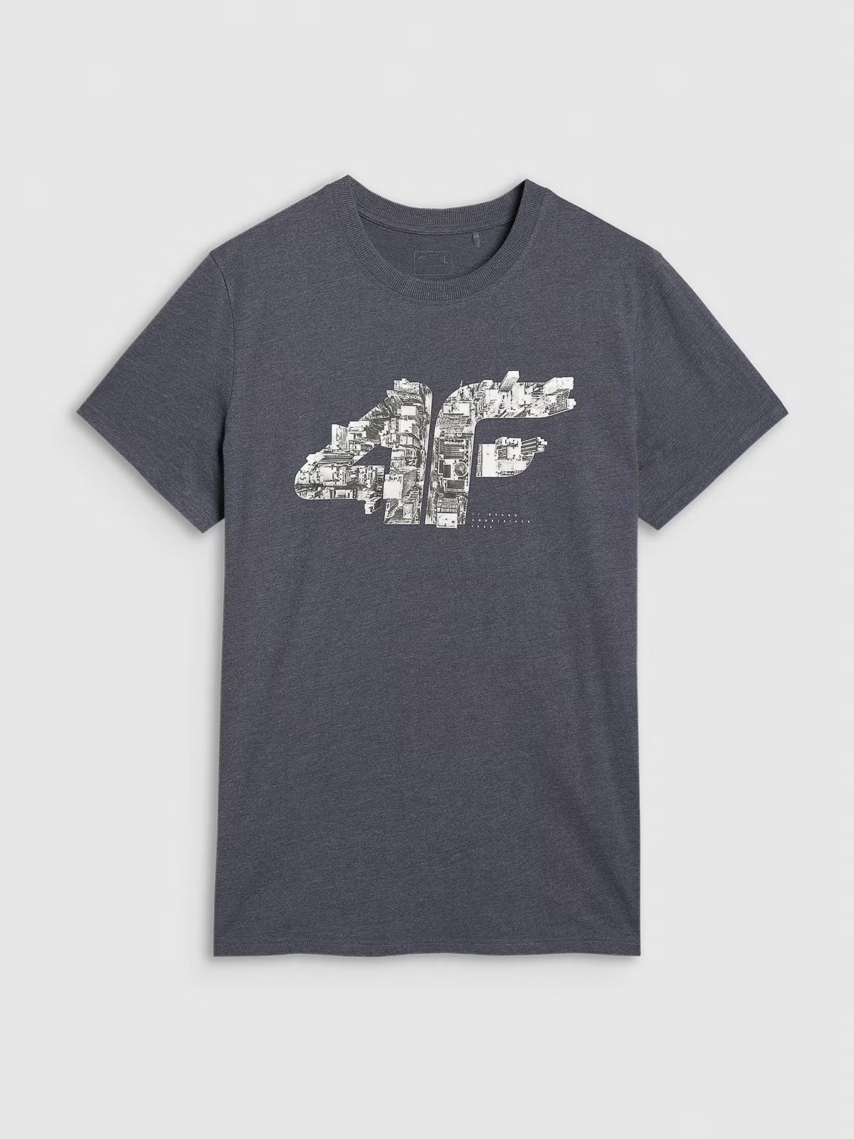 T-shirt regular z nadrukiem męski
