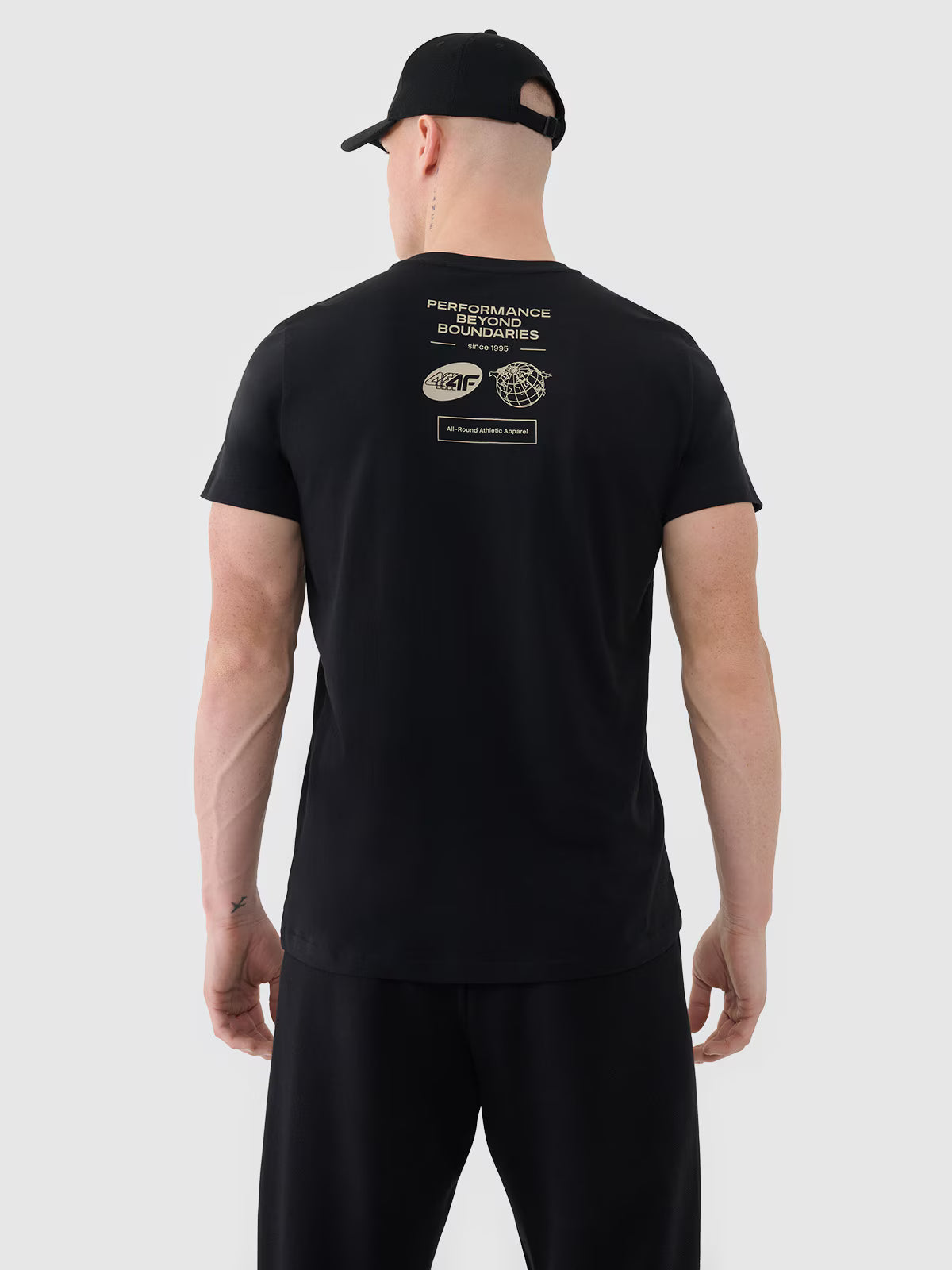 T-shirt regular z nadrukiem męski