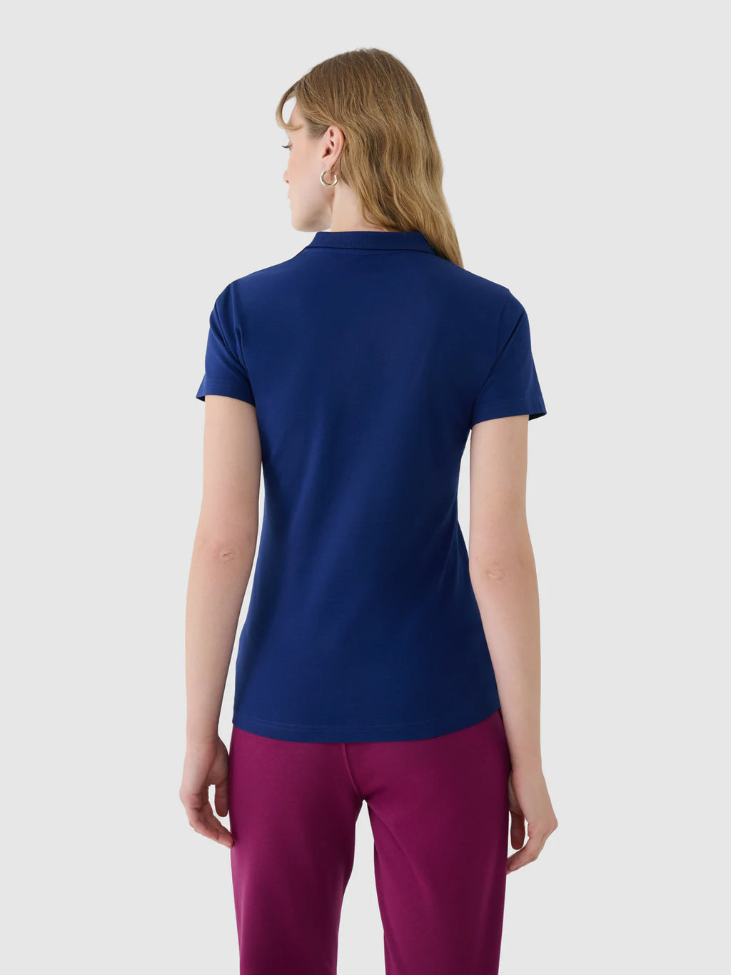 Koszulka polo slim damska