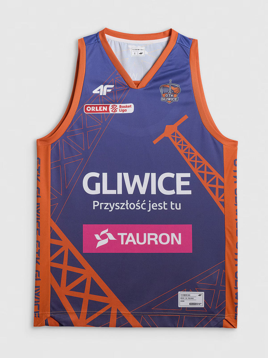 Koszulka meczowa replika domowa z sezonu 2025/26 męska 4F x GTK Gliwice